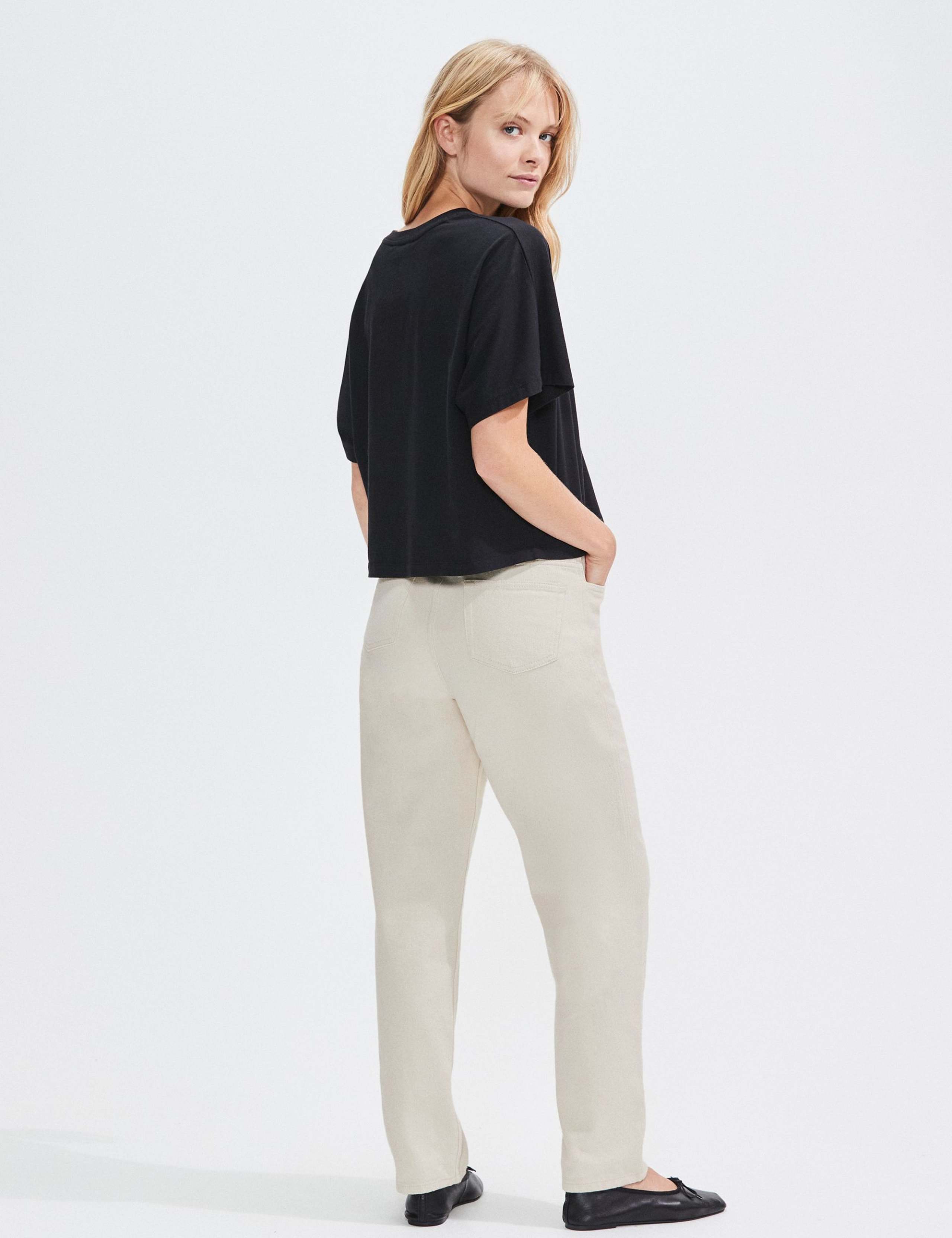 High Waisted Straight Leg Jeans 2 of 5