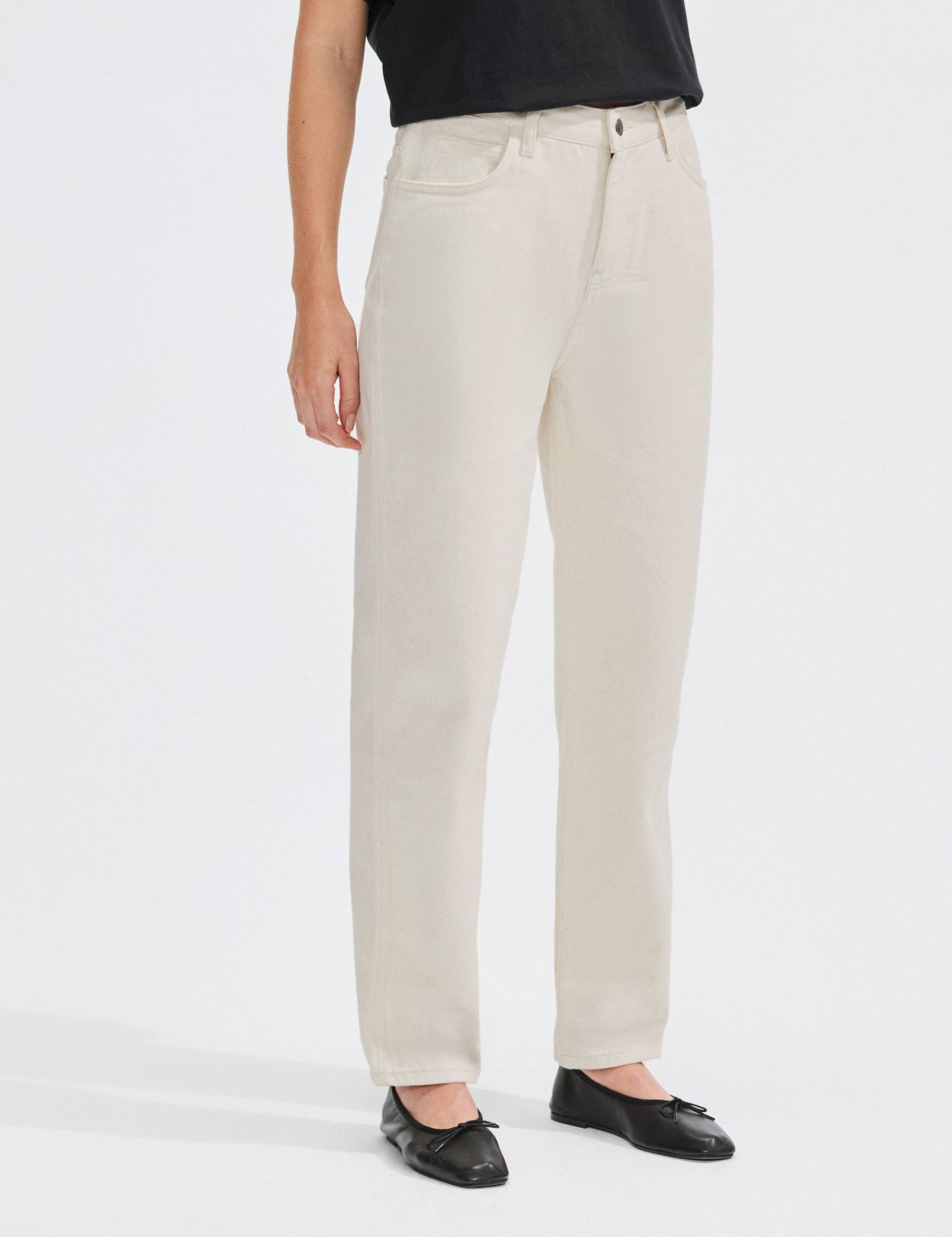 High Waisted Straight Leg Jeans 3 of 5