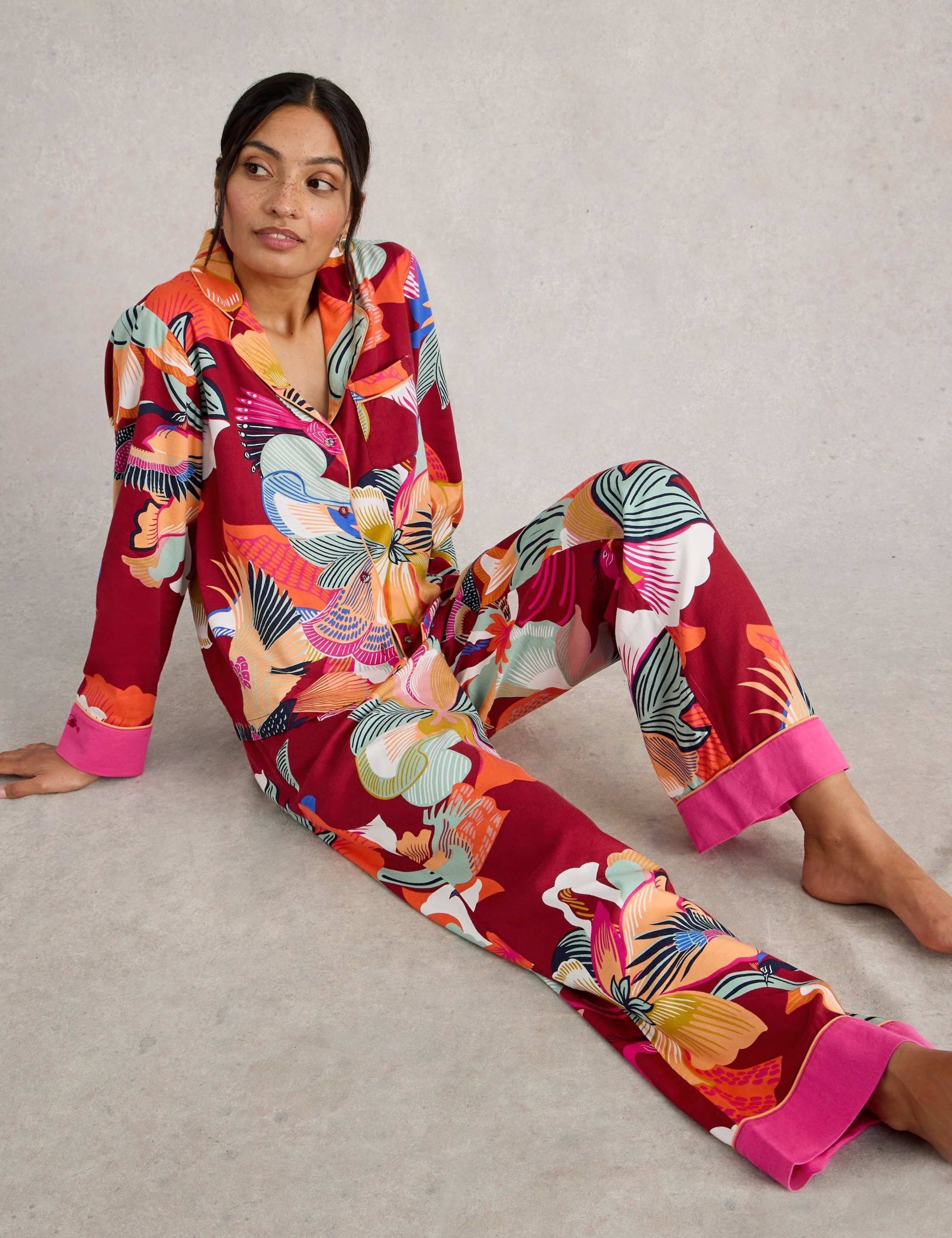 Cotton Rich Floral Pyjama Bottoms 3 of 6