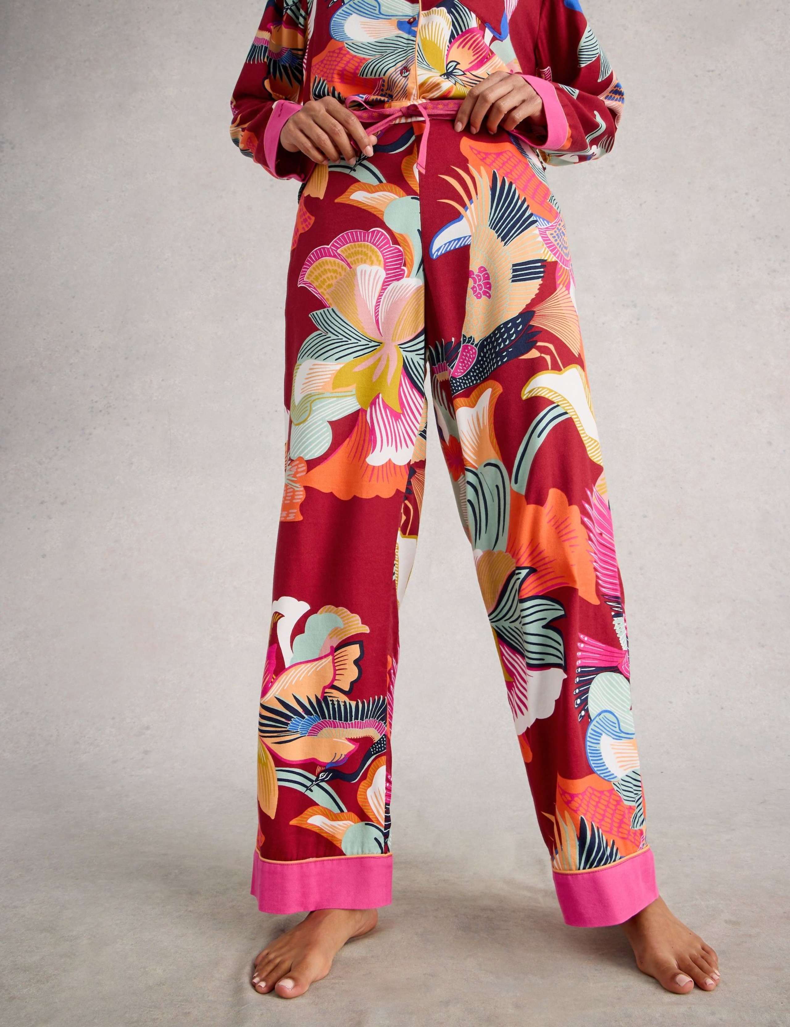 Cotton Rich Floral Pyjama Bottoms 4 of 6