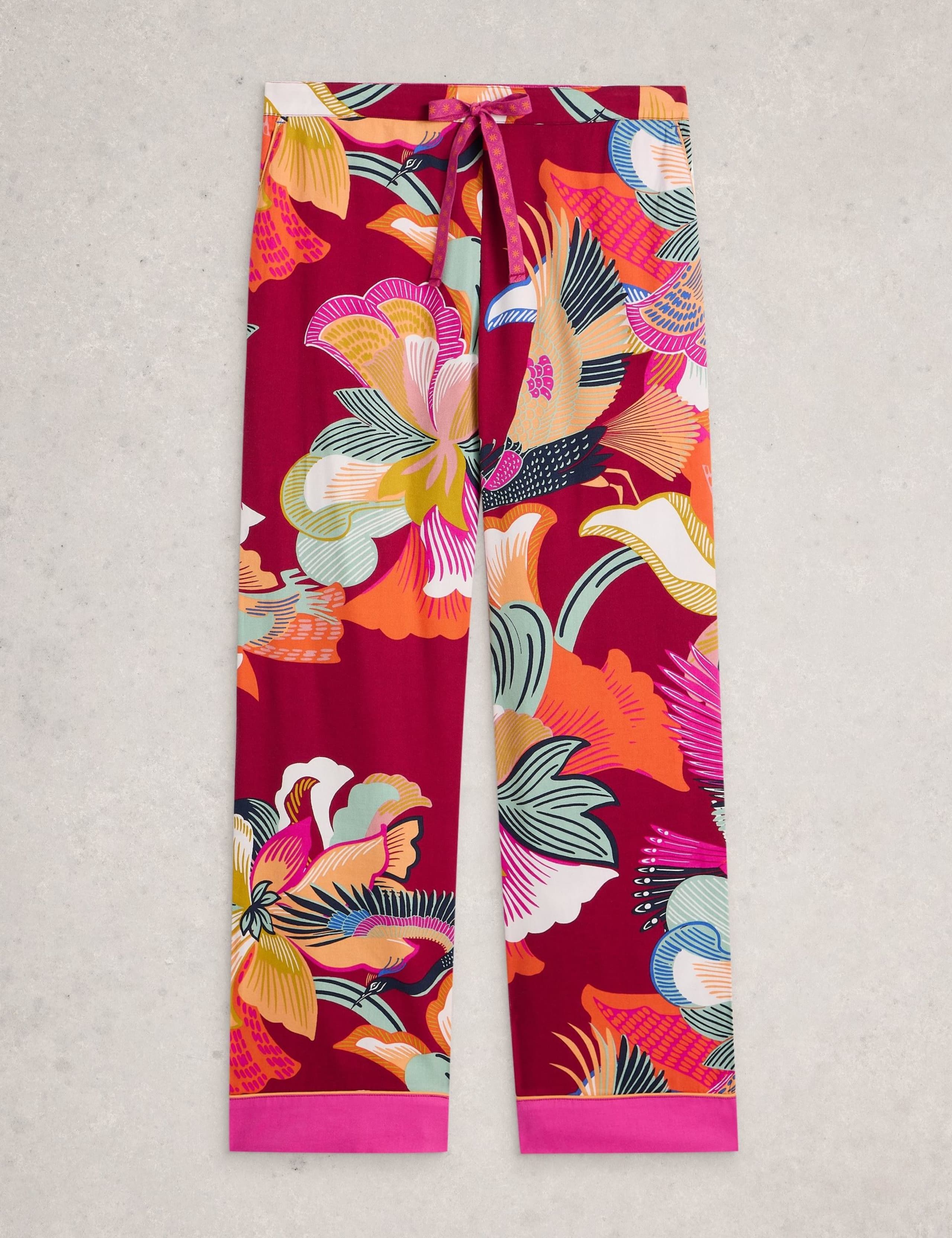 Cotton Rich Floral Pyjama Bottoms 2 of 6