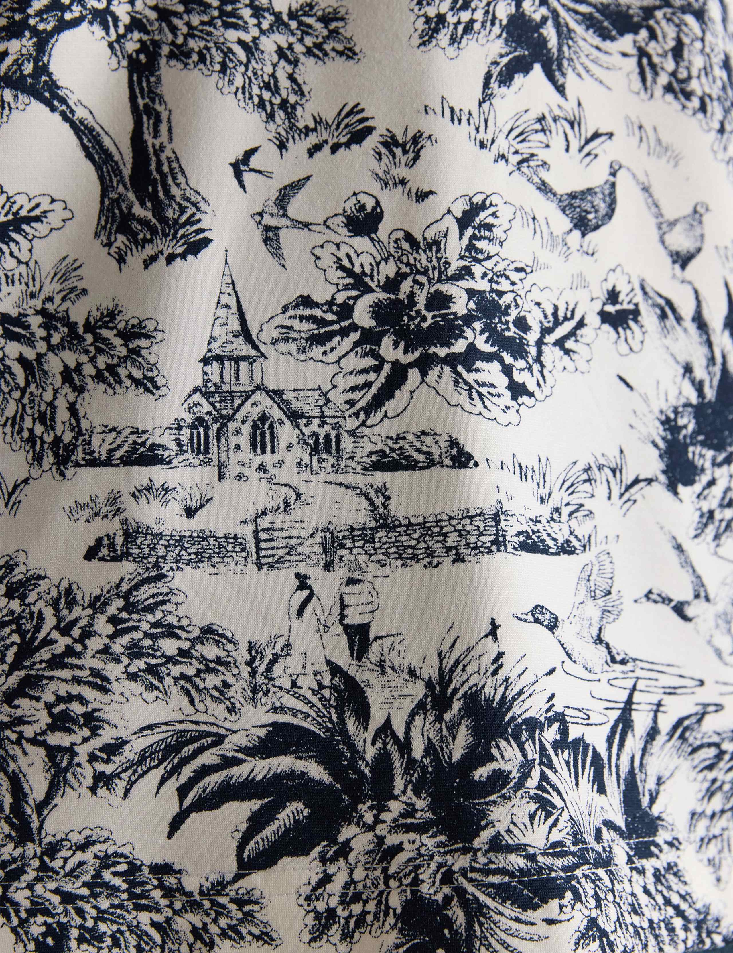 Countryside Print Ruffle V-Neck Top 7 of 8