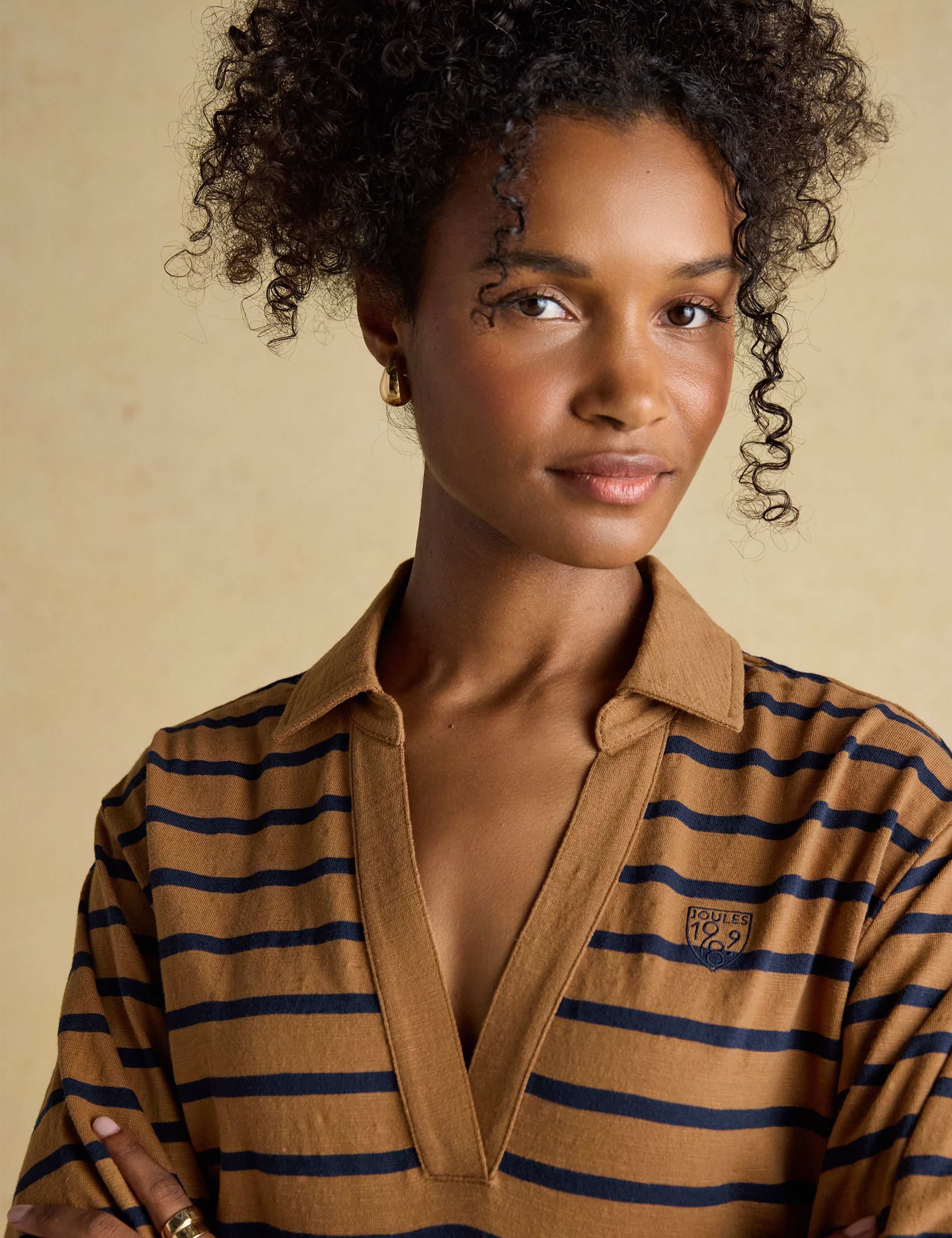 Pure Cotton Striped Collared Top 6 of 8