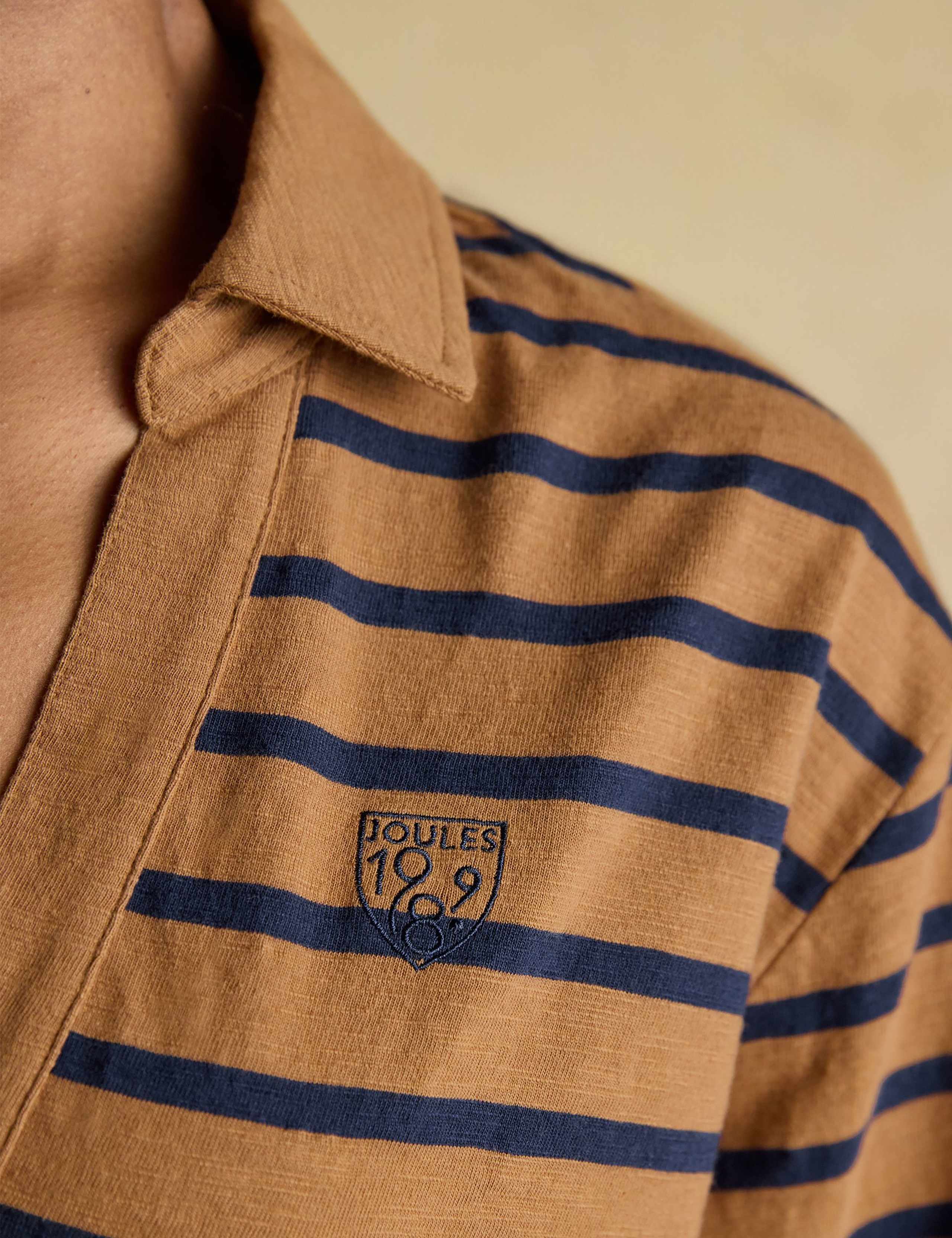 Pure Cotton Striped Collared Top 8 of 8