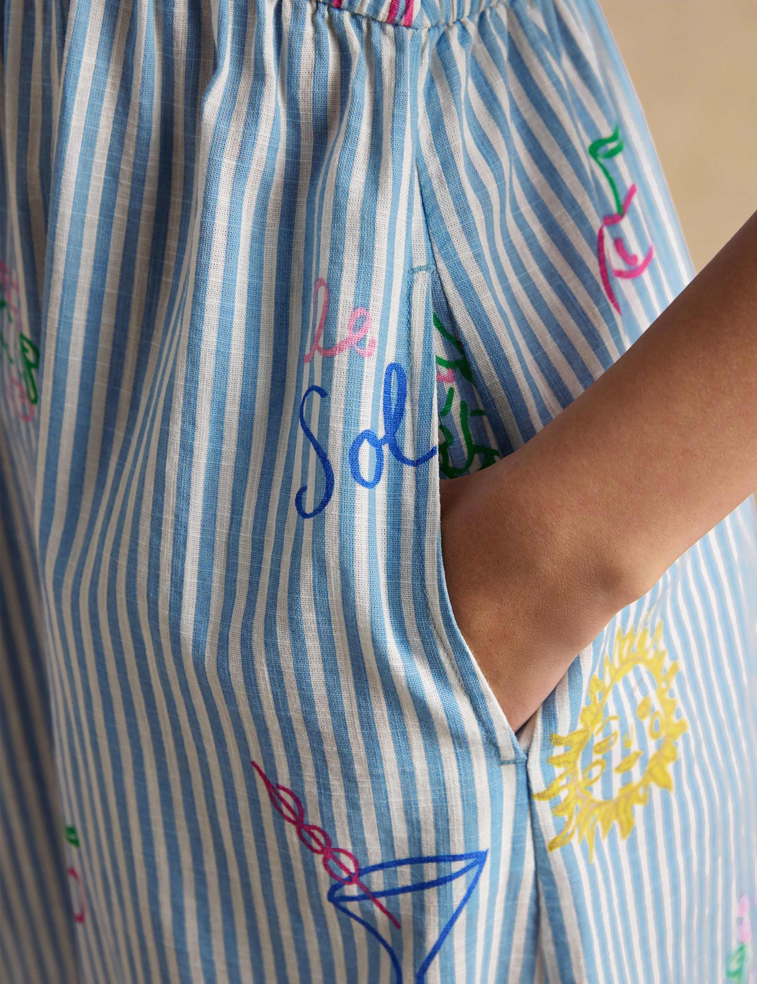 Pure Cotton Printed Maxi Tiered Dress 6 of 7