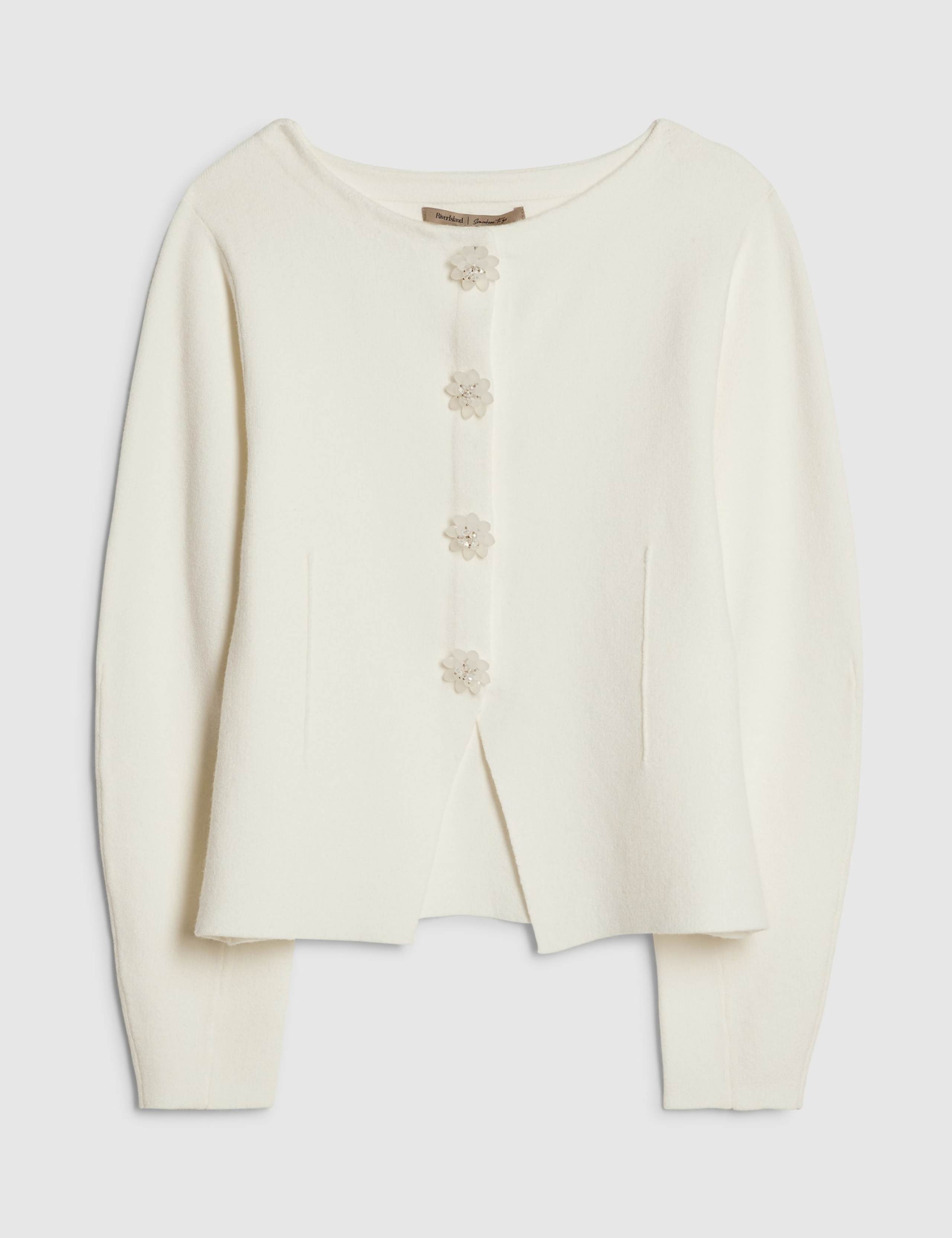 Floral Button Front Cardigan 6 of 6