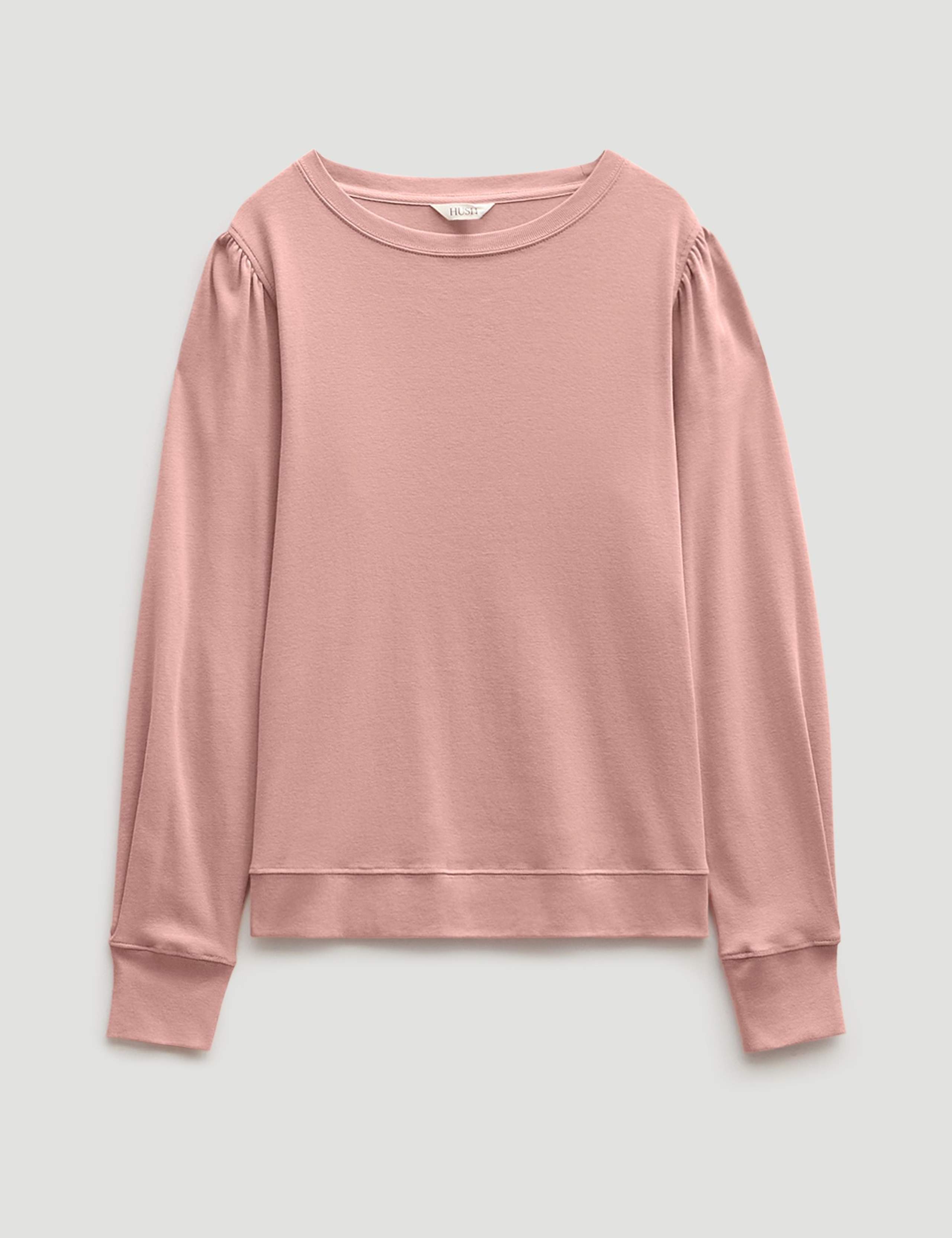 Emily Puff Sleeve Cotton Jersey Top 2 of 5