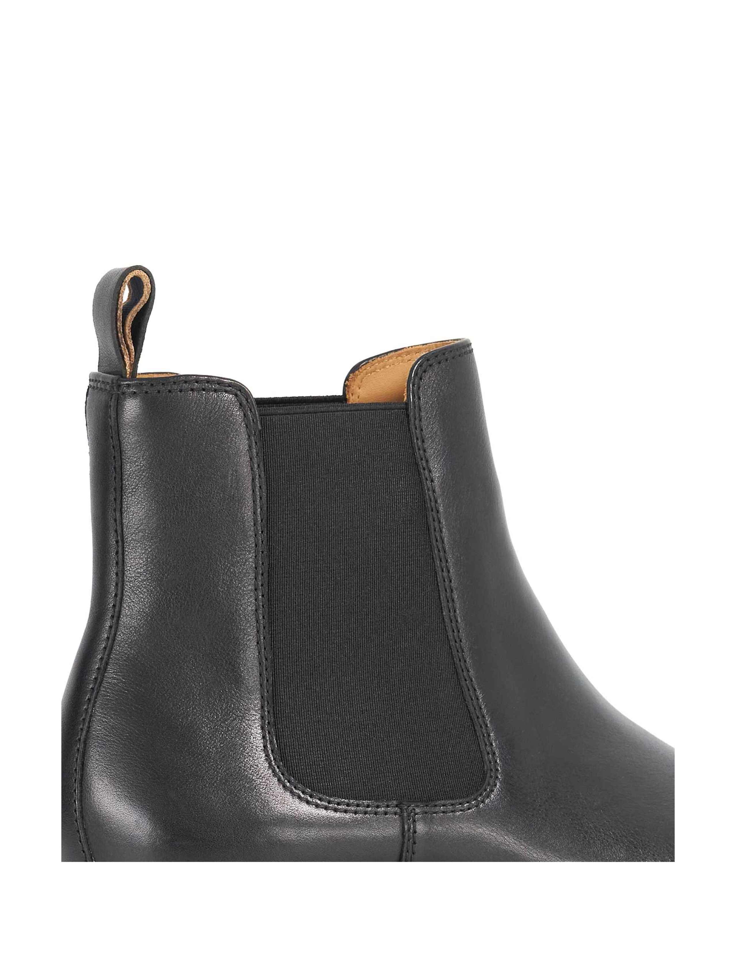 Wide Fit Leather Chelsea Boots 6 of 6
