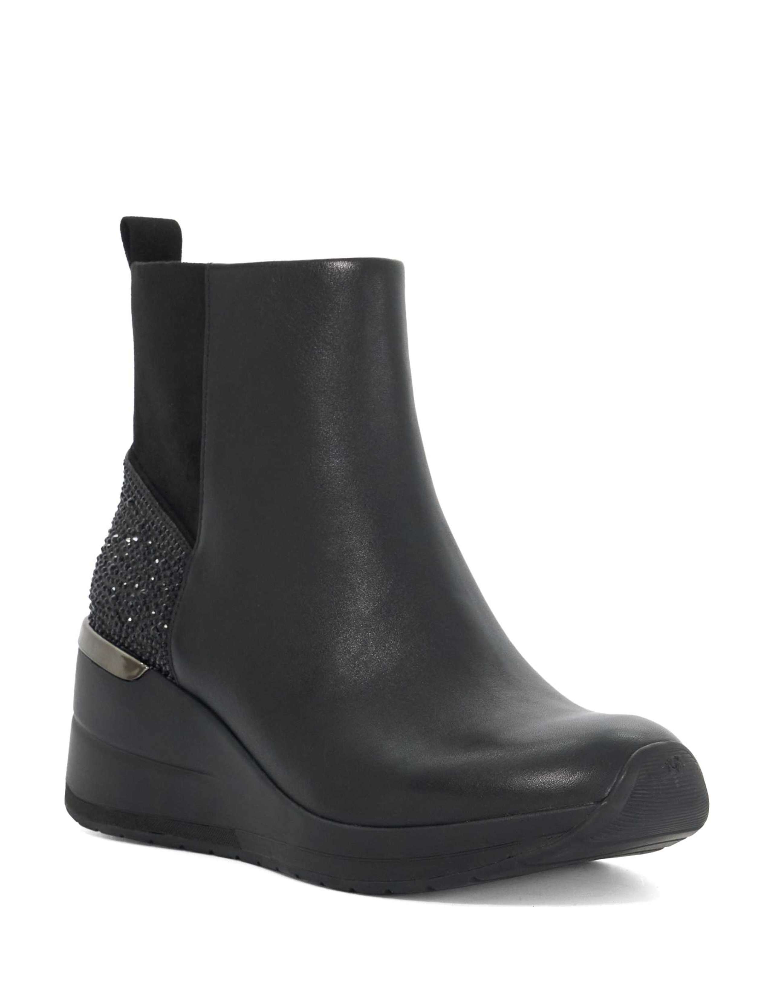 Leather Wedge Ankle Boots 3 of 5