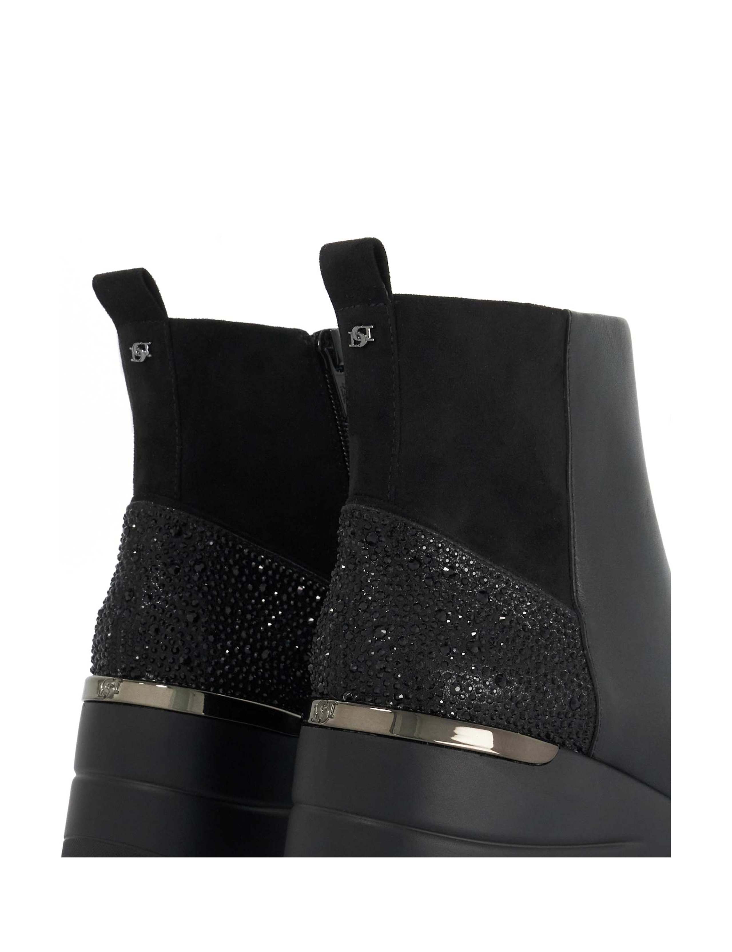 Leather Wedge Ankle Boots 4 of 5