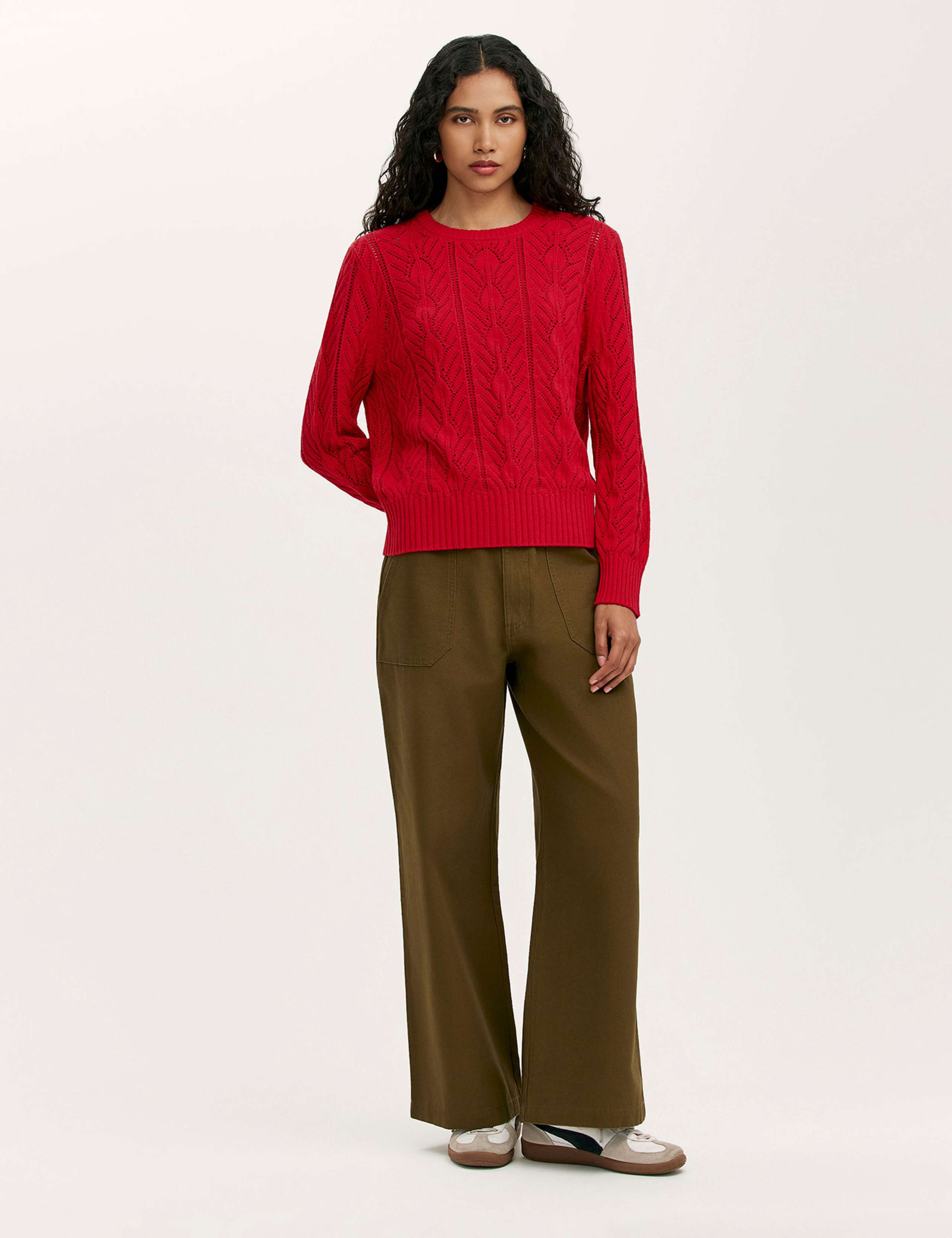 Pure Cotton Textured Jumper 2 of 4