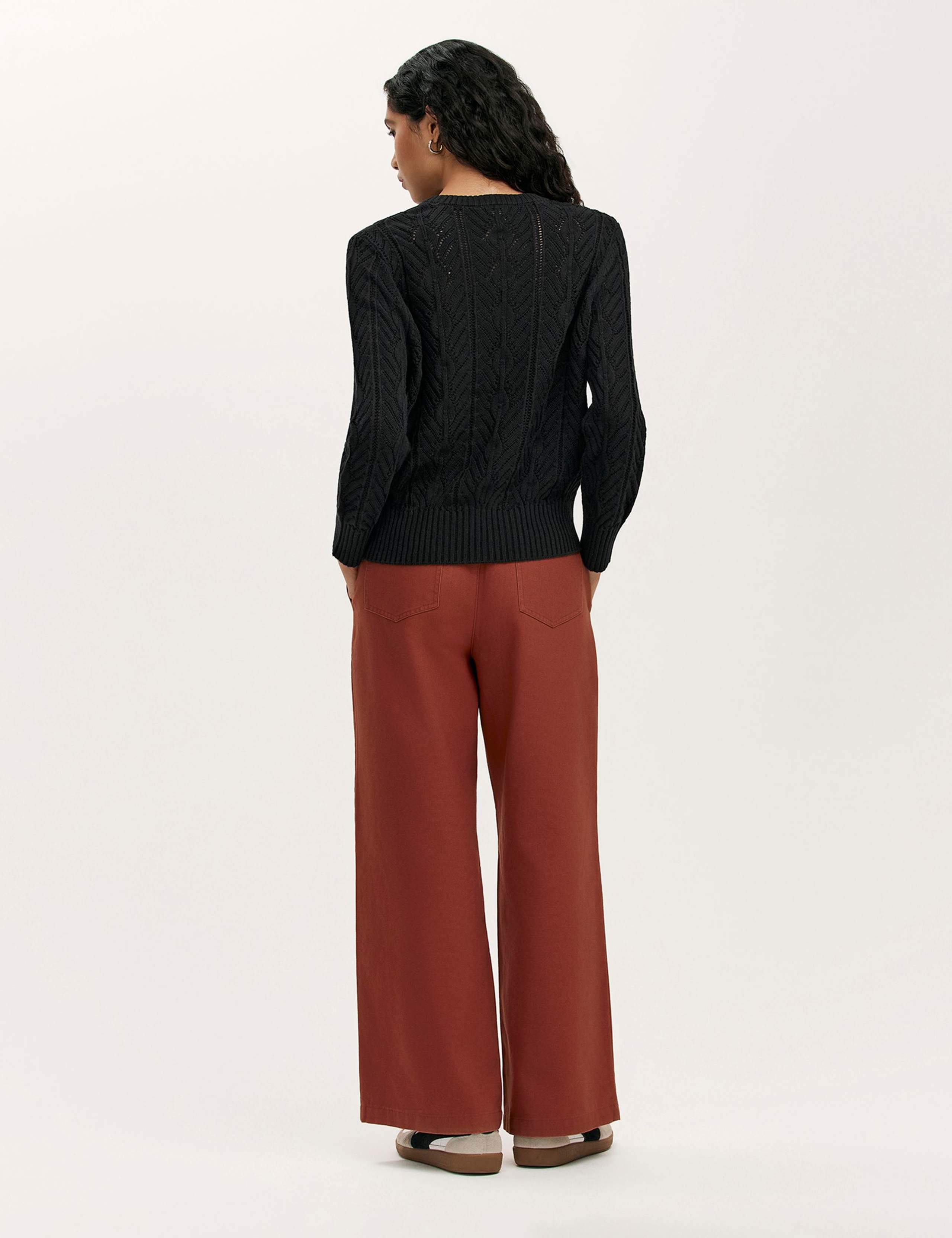 Pure Cotton Textured Jumper 3 of 4