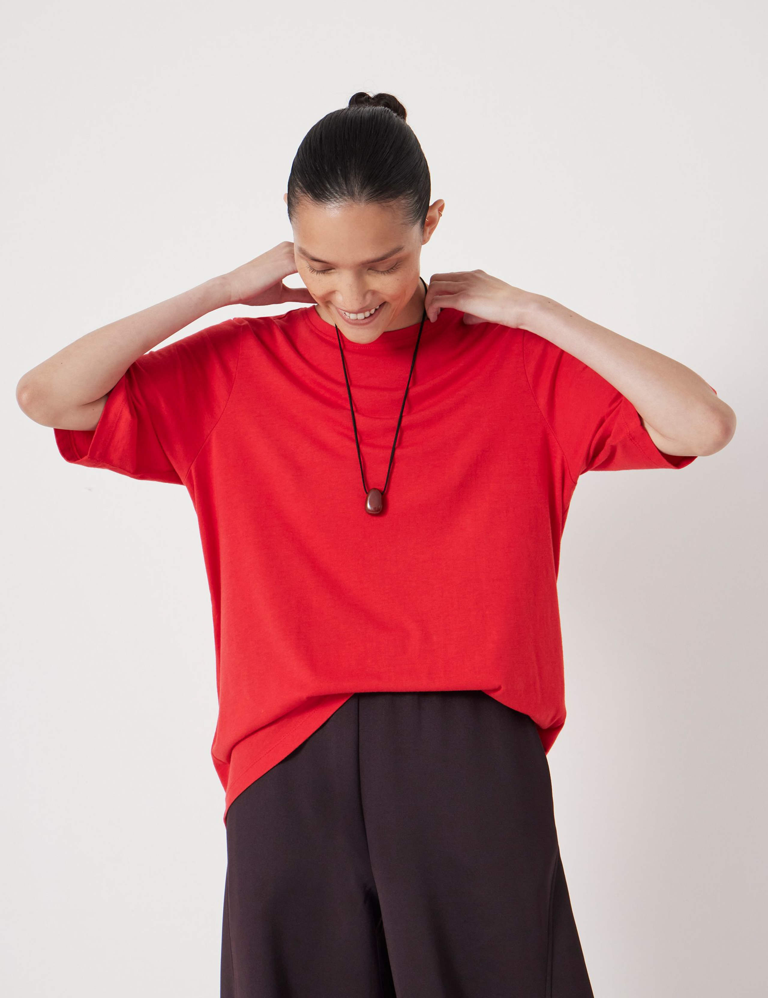 Cotton Rich Relaxed T-Shirt 1 of 5