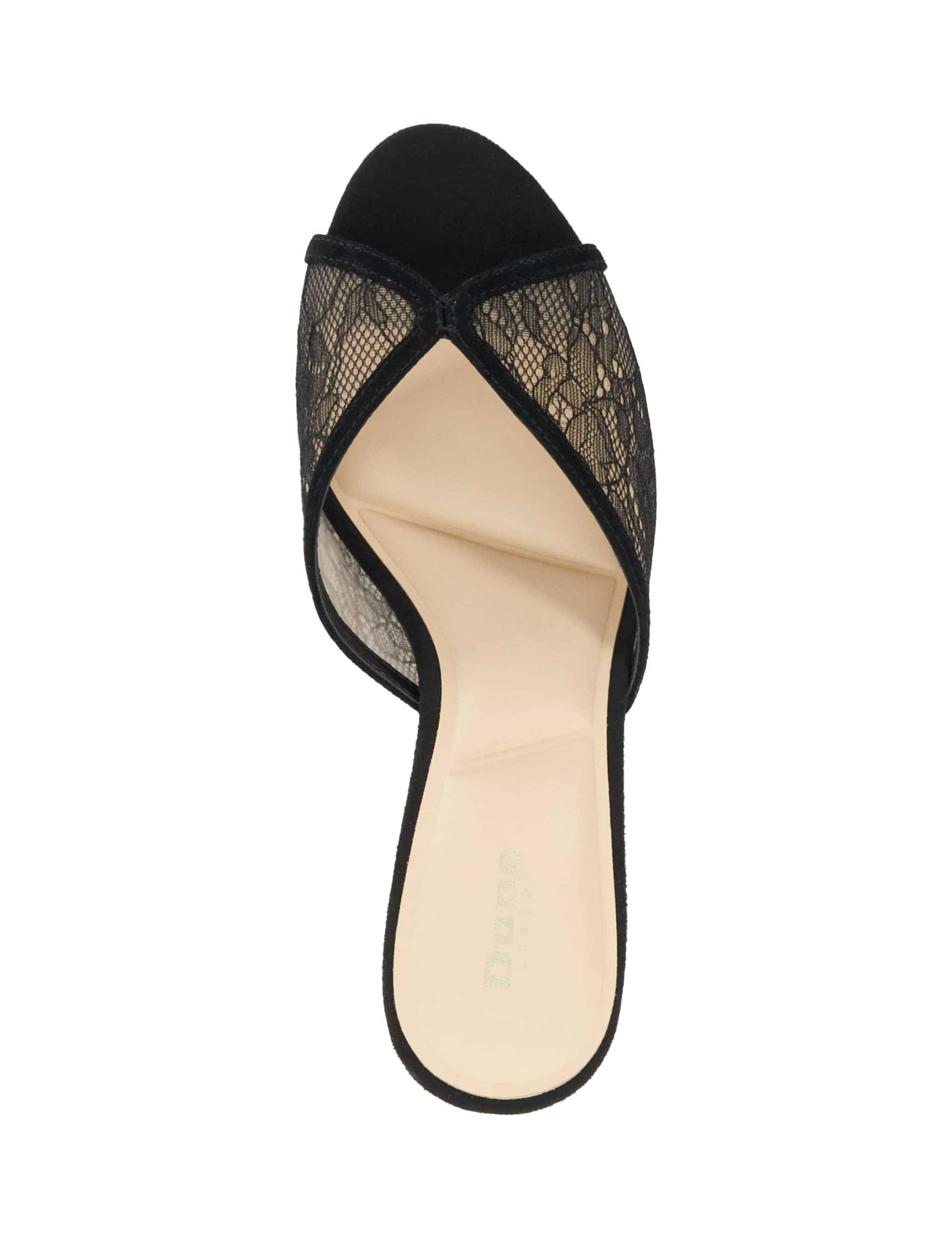 Floral Kitten Heel Mules 2 of 4
