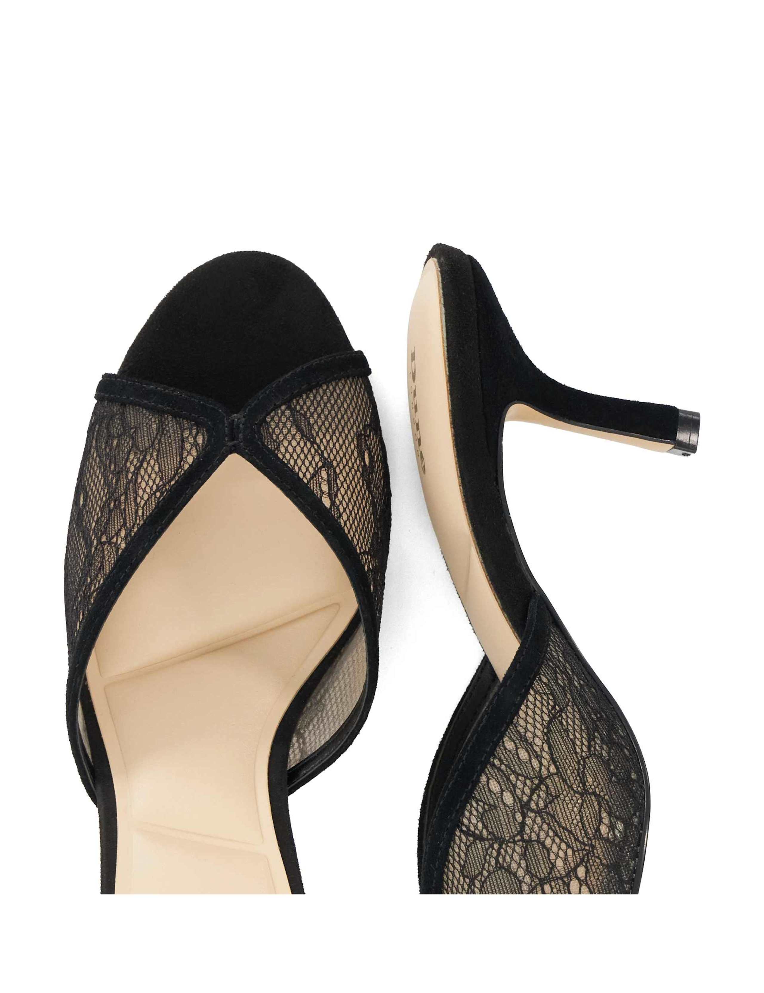 Floral Kitten Heel Mules 3 of 4