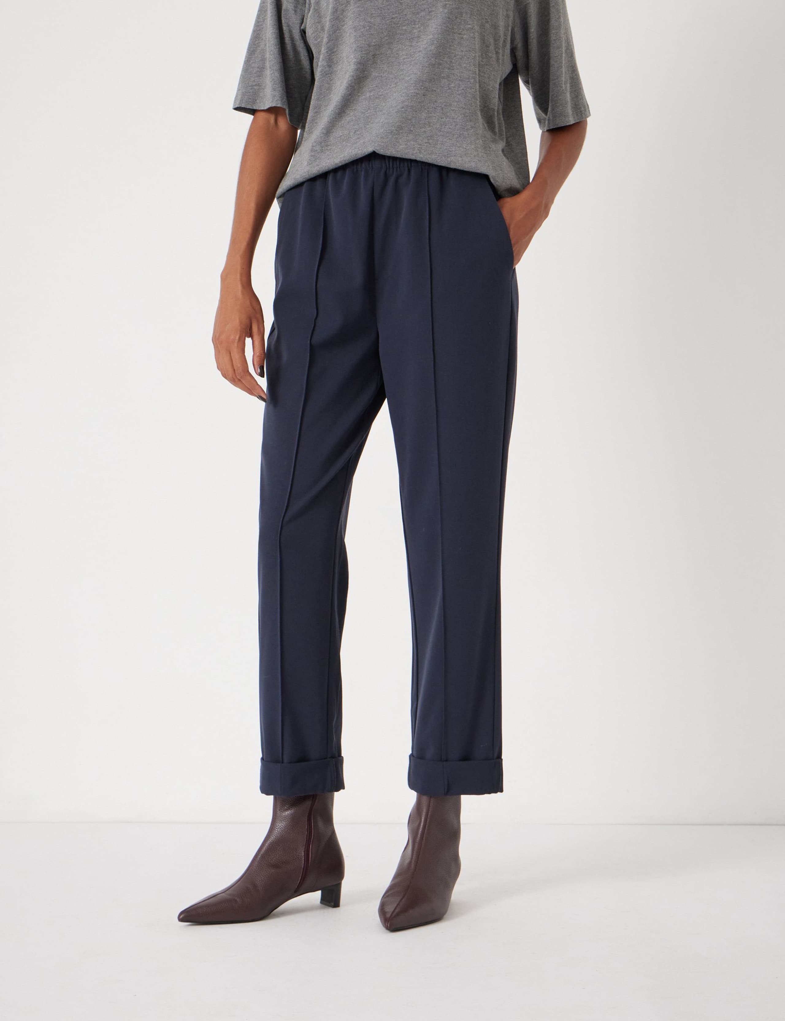 Pull On Ankle Grazer Trousers 3 of 5