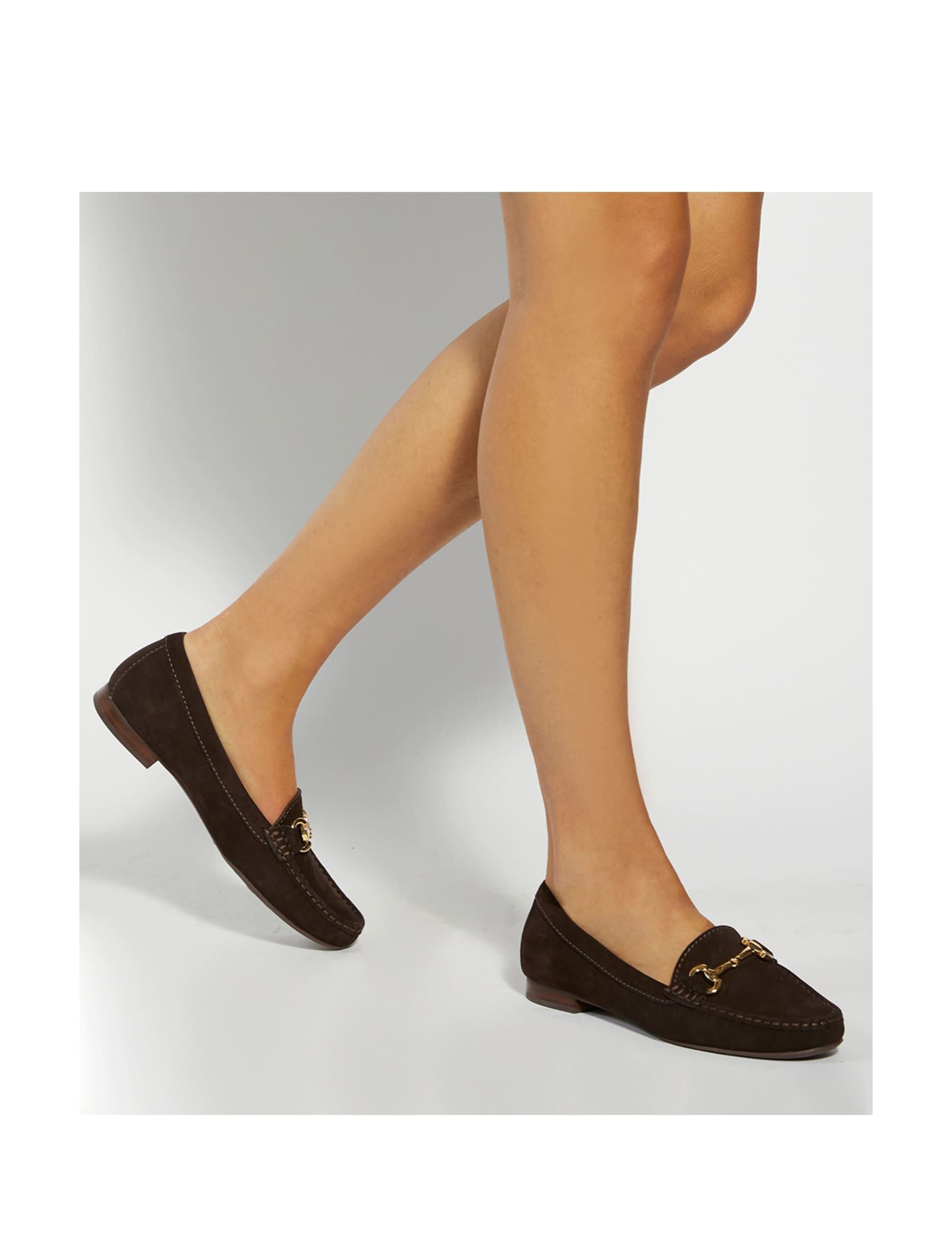 Glenniee Suede Snaffle Flat Loafers 1 of 6