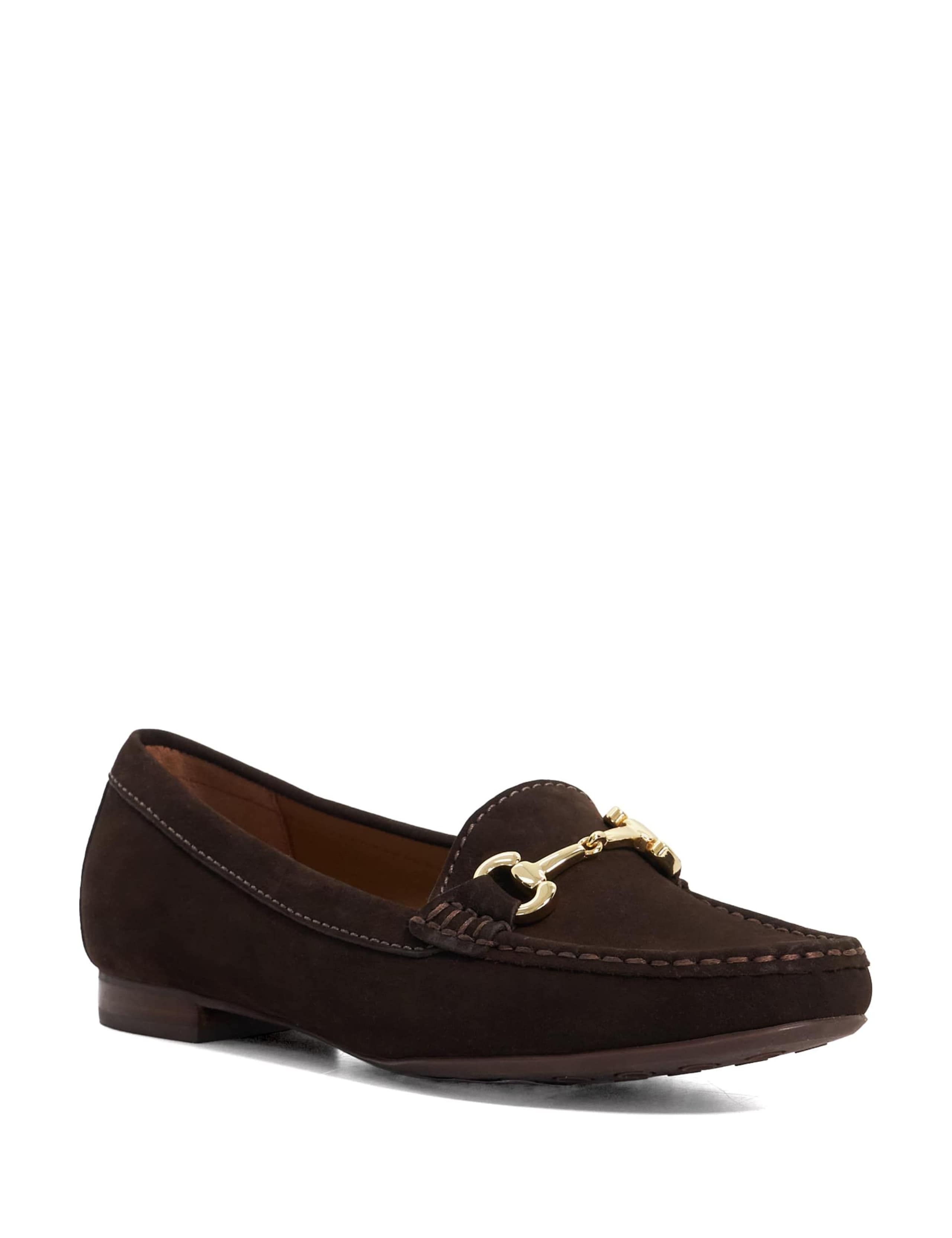 Glenniee Suede Snaffle Flat Loafers 4 of 6