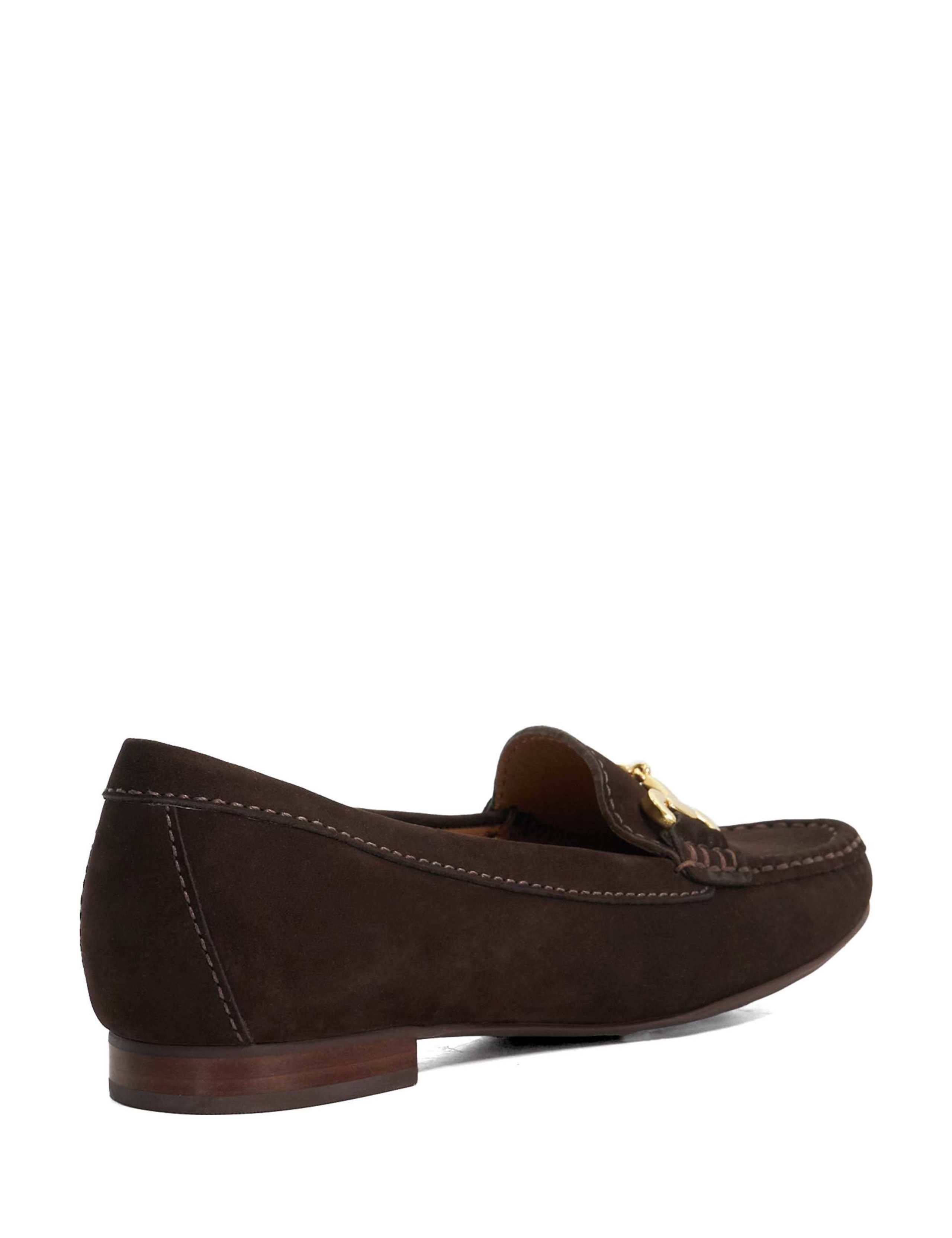 Glenniee Suede Snaffle Flat Loafers 5 of 6