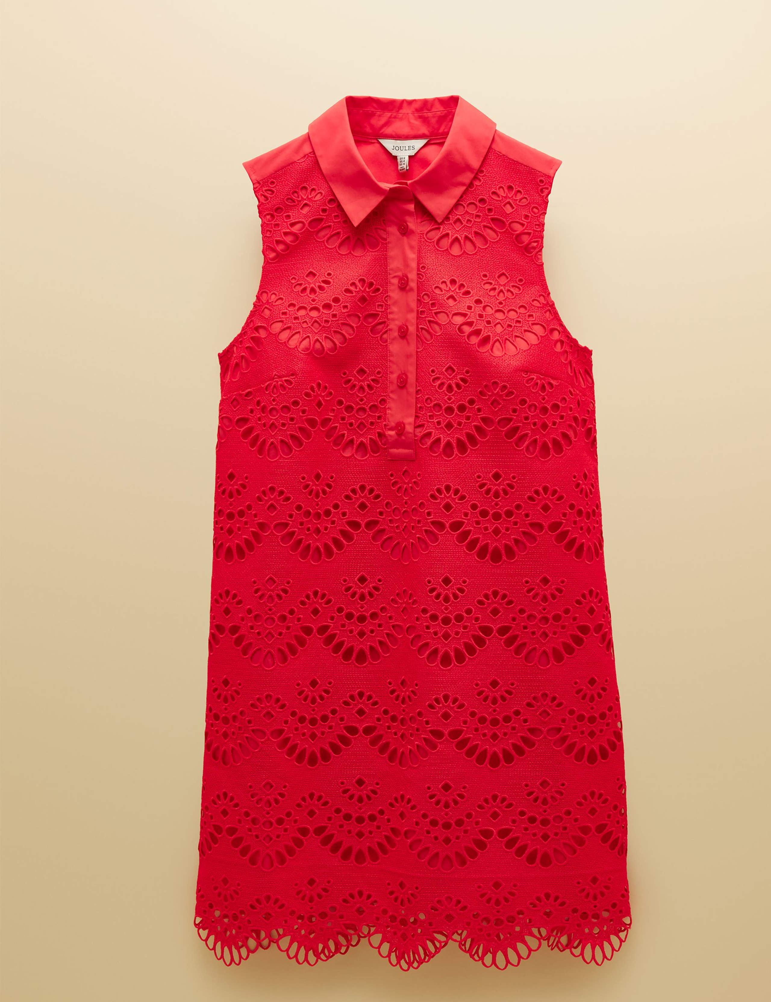 Broderie Mini Shift Dress 2 of 7