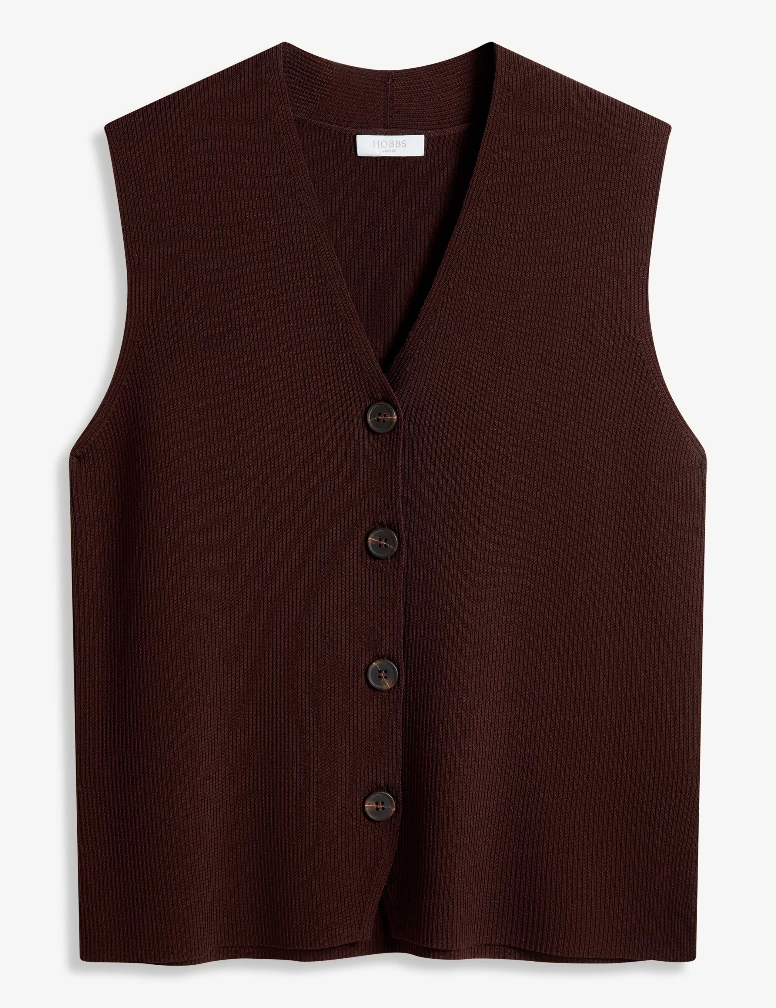V-Neck Knitted Vest 2 of 5