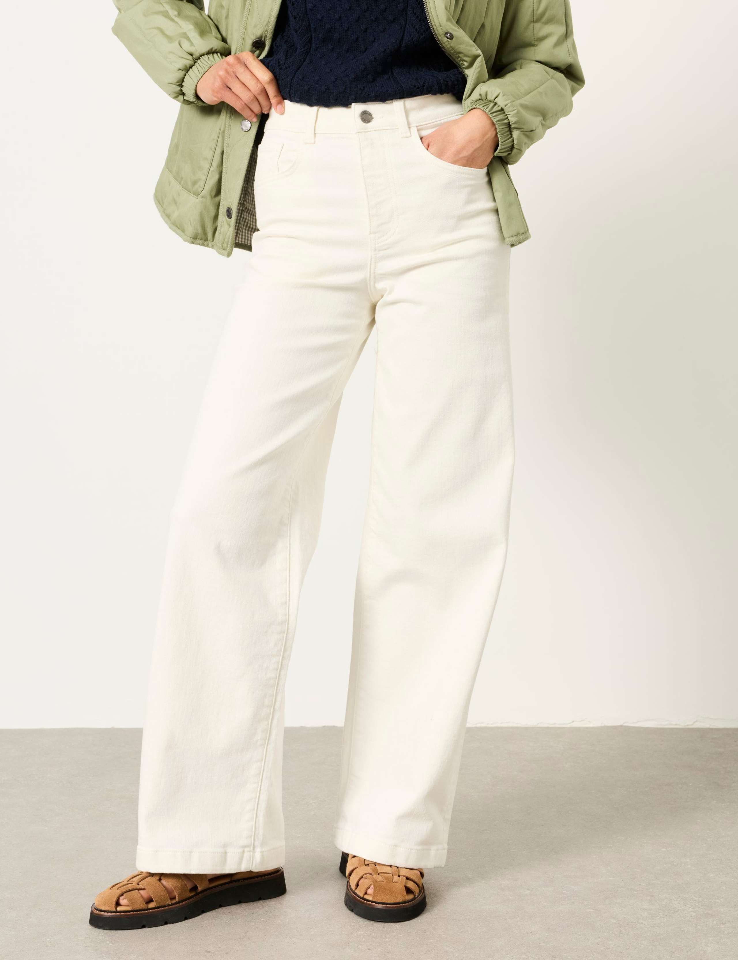 Mid Rise Wide Leg Jeans 5 of 6