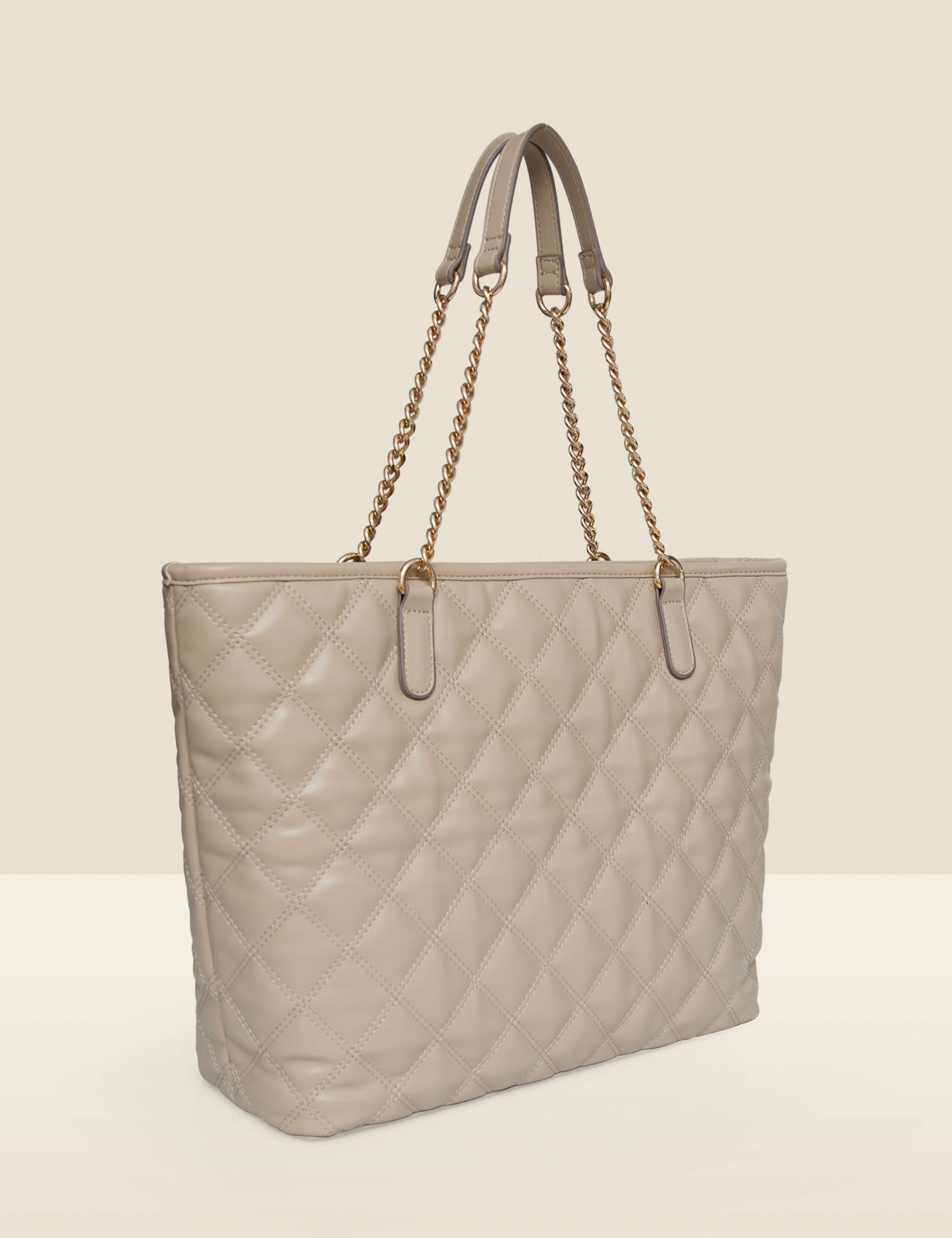 Quilted Chain Strap Tote Bag 3 of 5