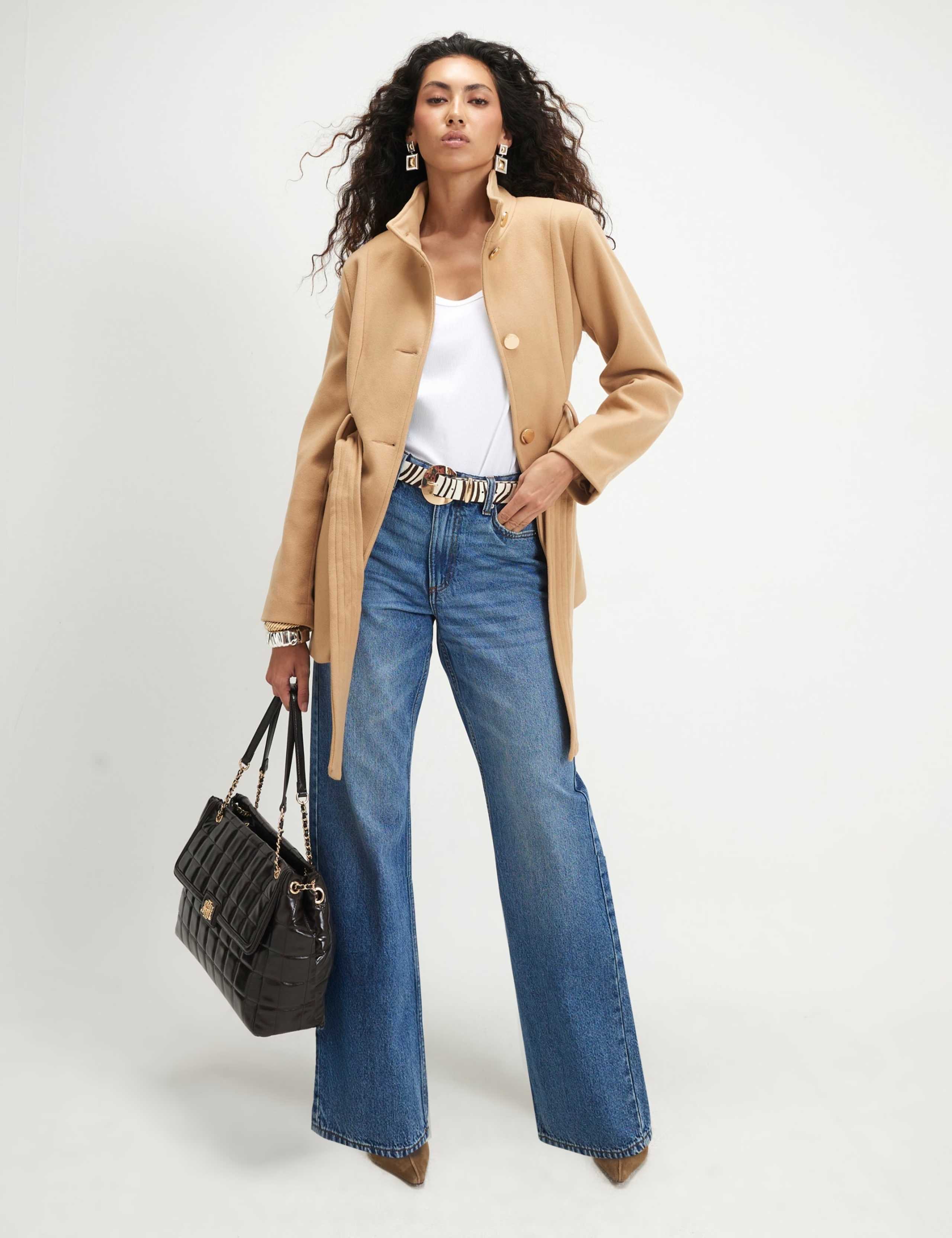 Belted Short Coat 1 of 2