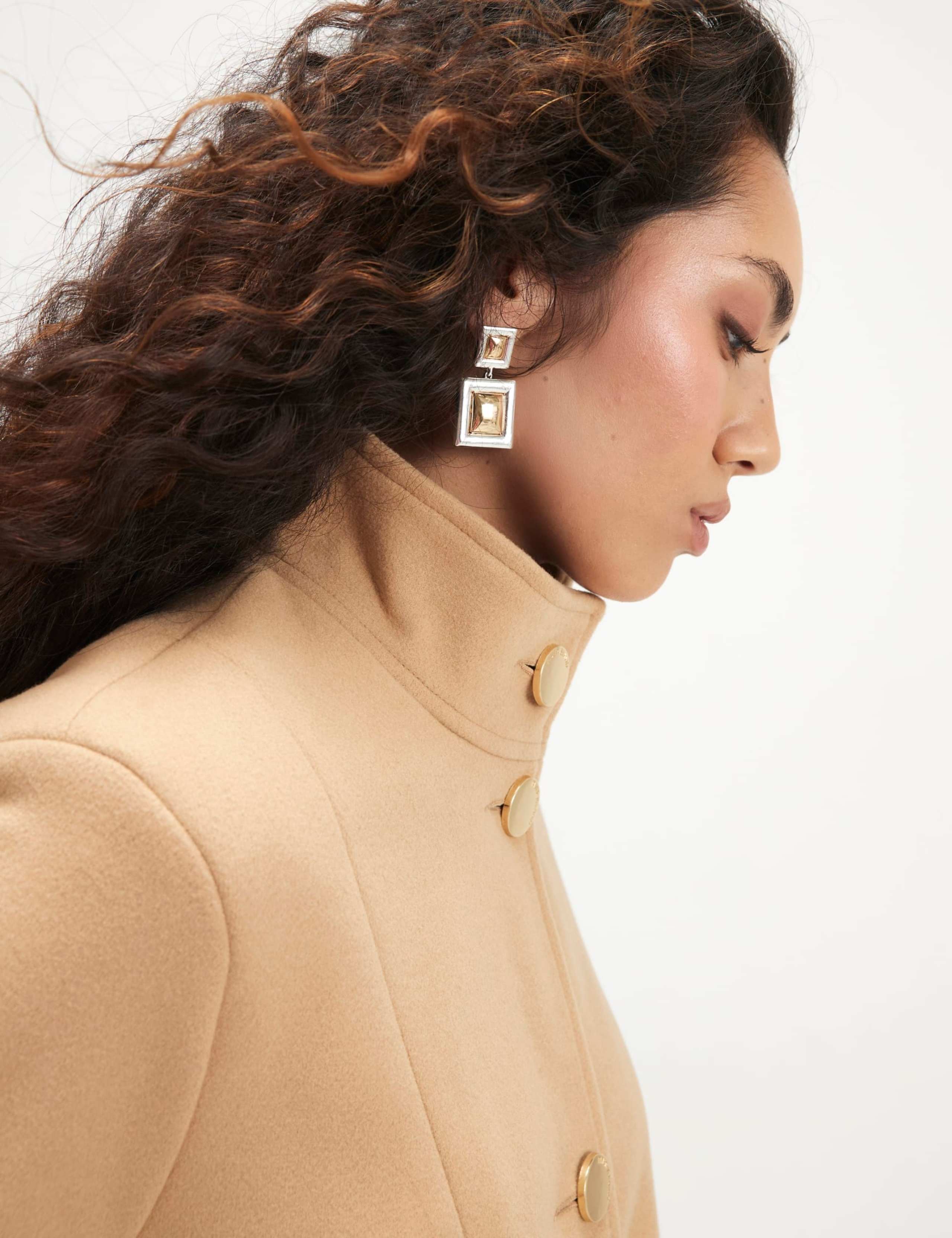 Belted Short Coat 2 of 2
