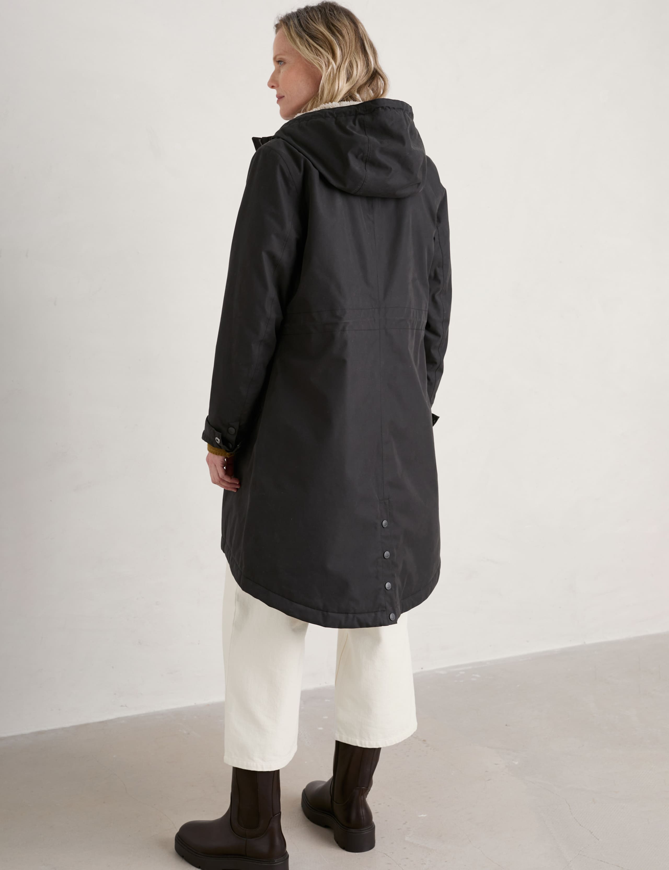Cotton Rich Waterproof Longline Parka Coat 4 of 4