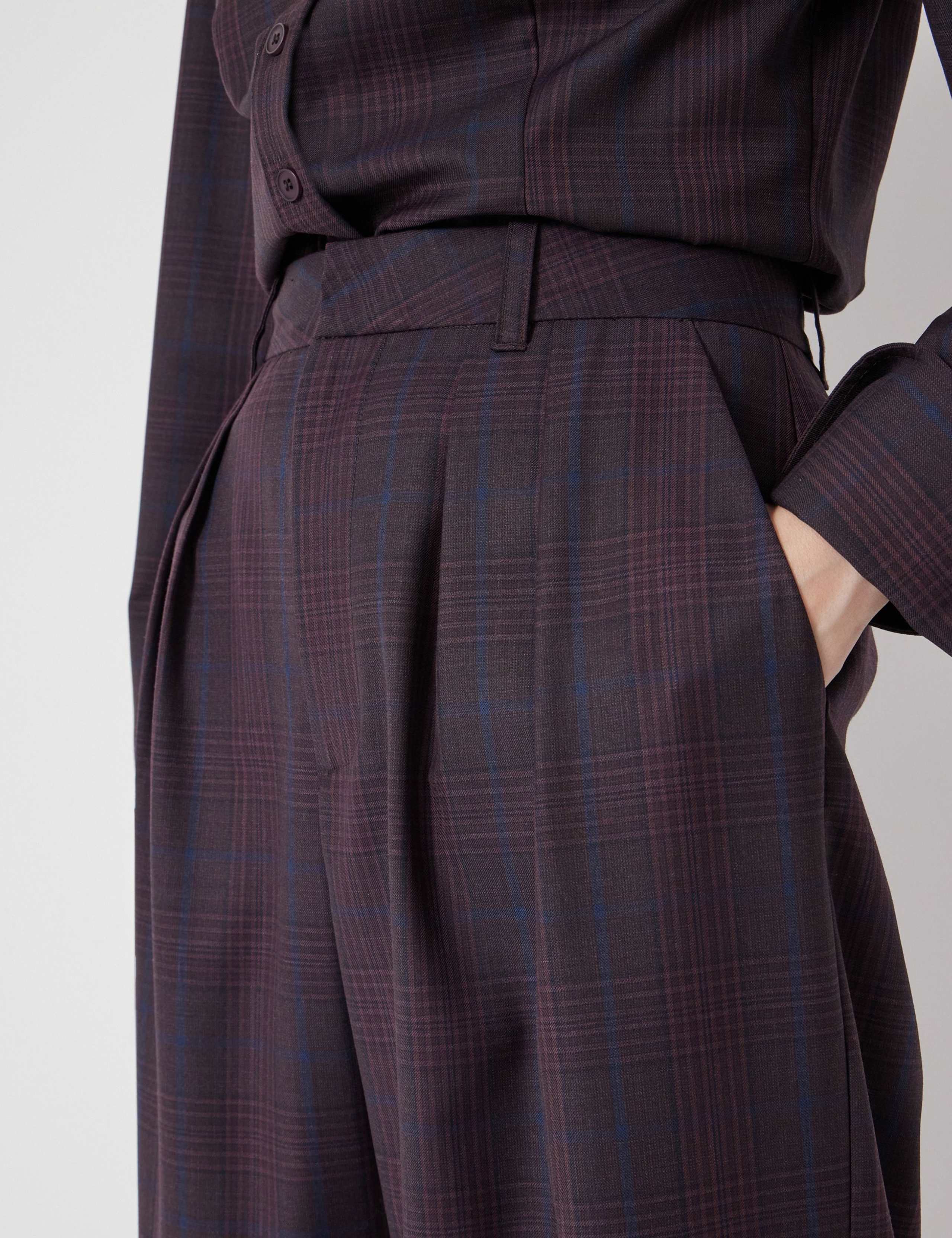 Wool Blend Wide Leg Trousers 5 of 5