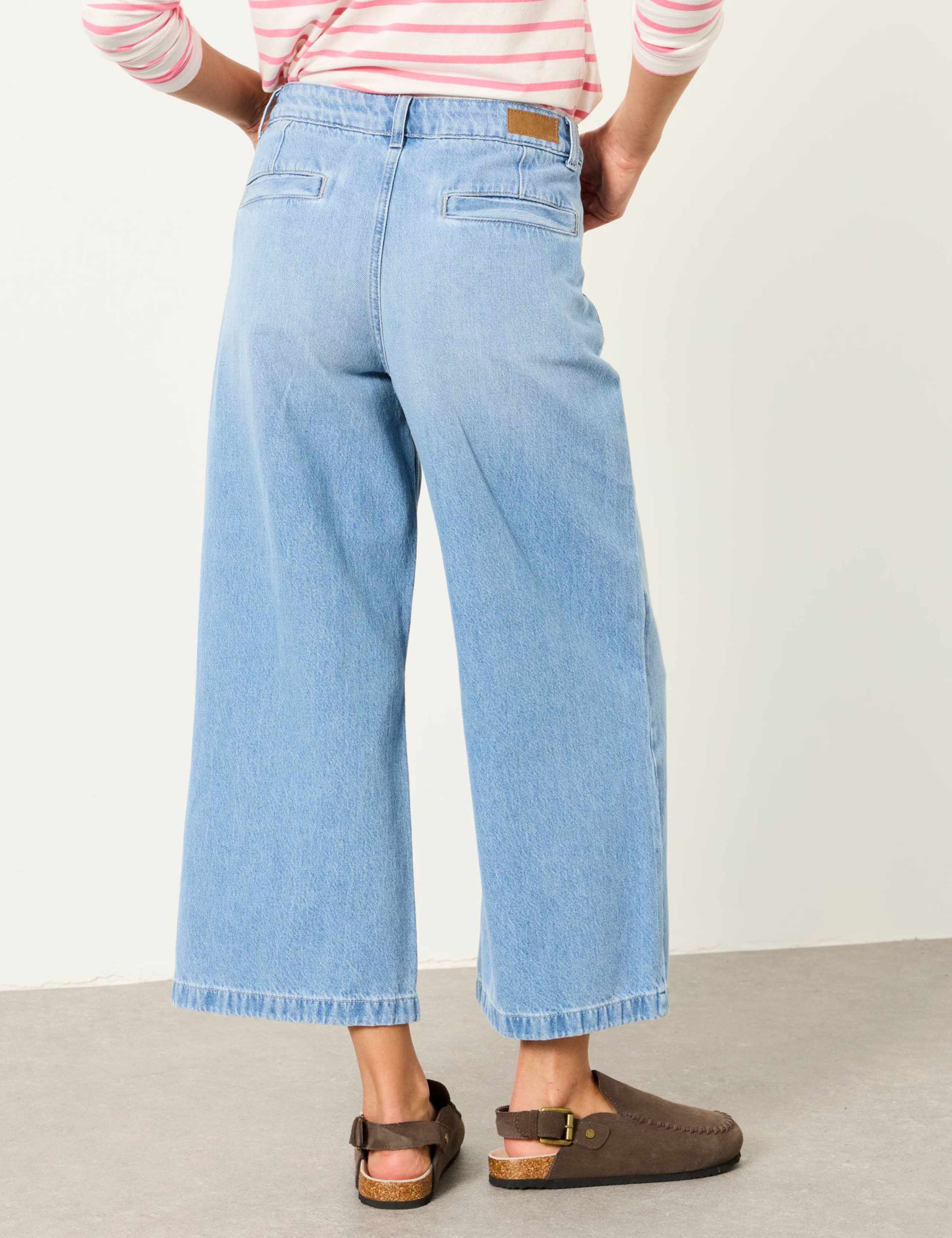 Wide Leg Cropped Jeans 4 of 5