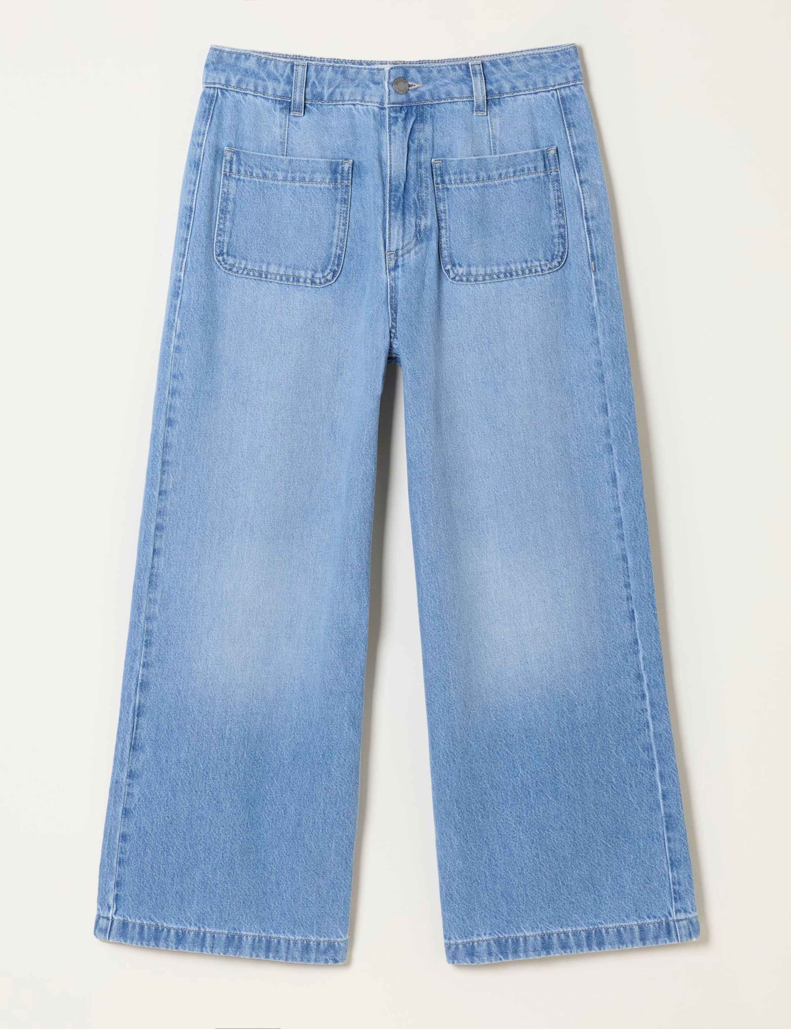 Wide Leg Cropped Jeans 2 of 5