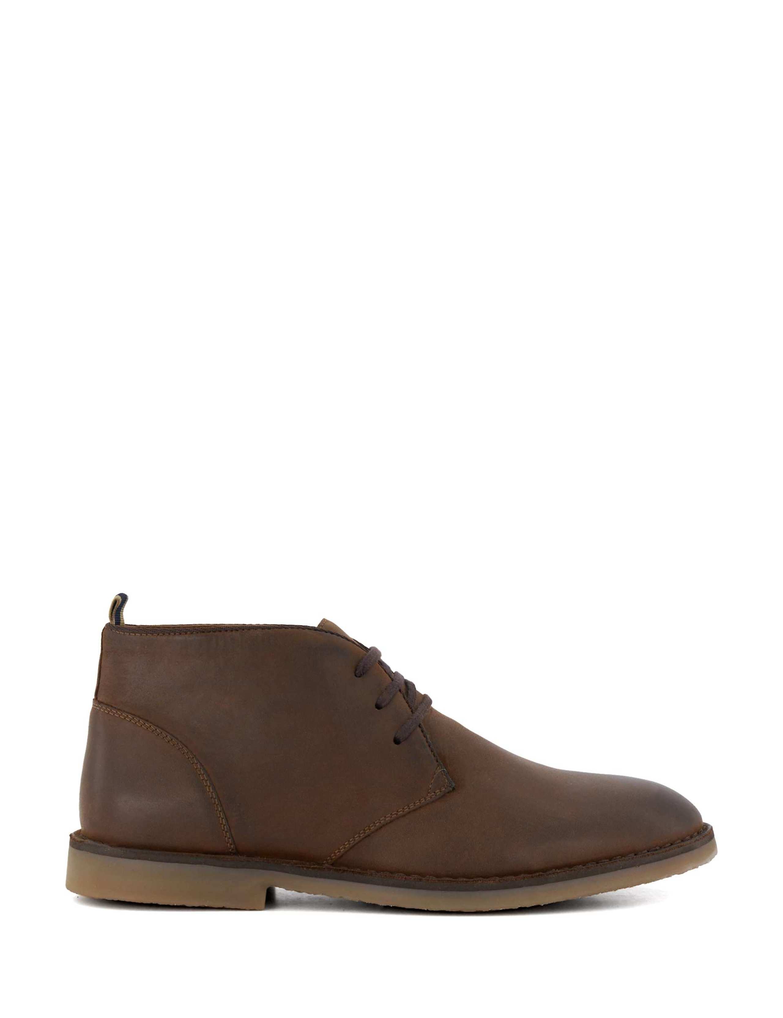 Wide Fit Leather Chukka Boots 2 of 6