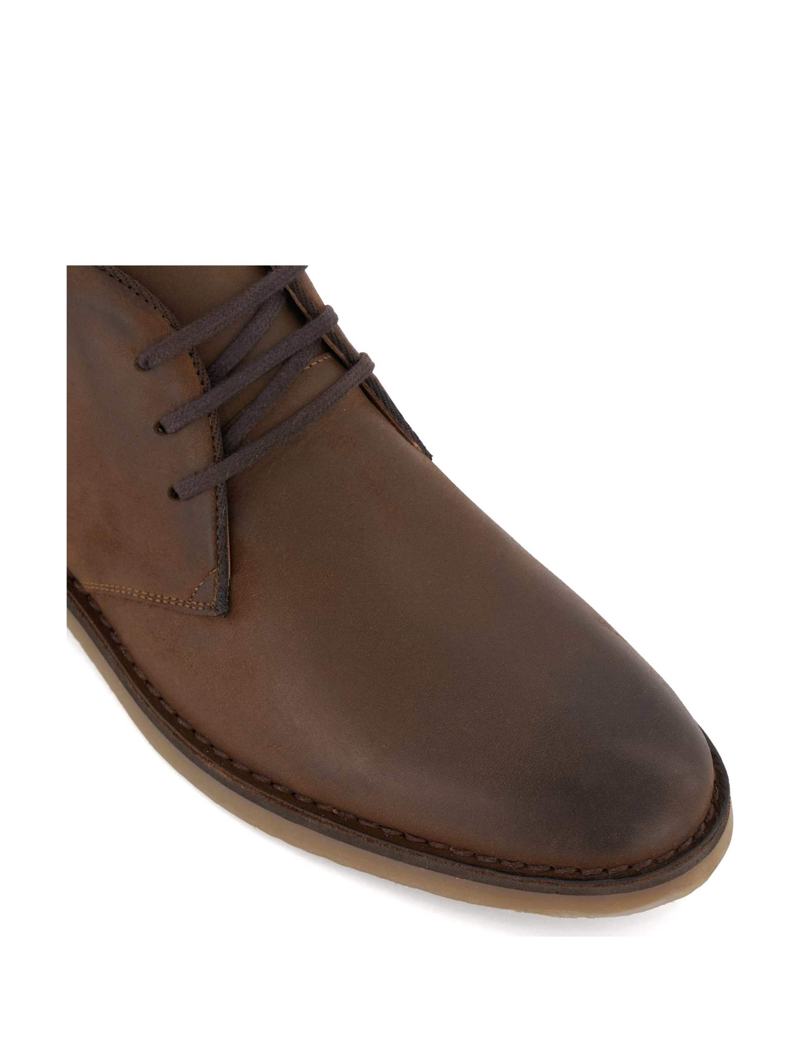 Wide Fit Leather Chukka Boots 4 of 6