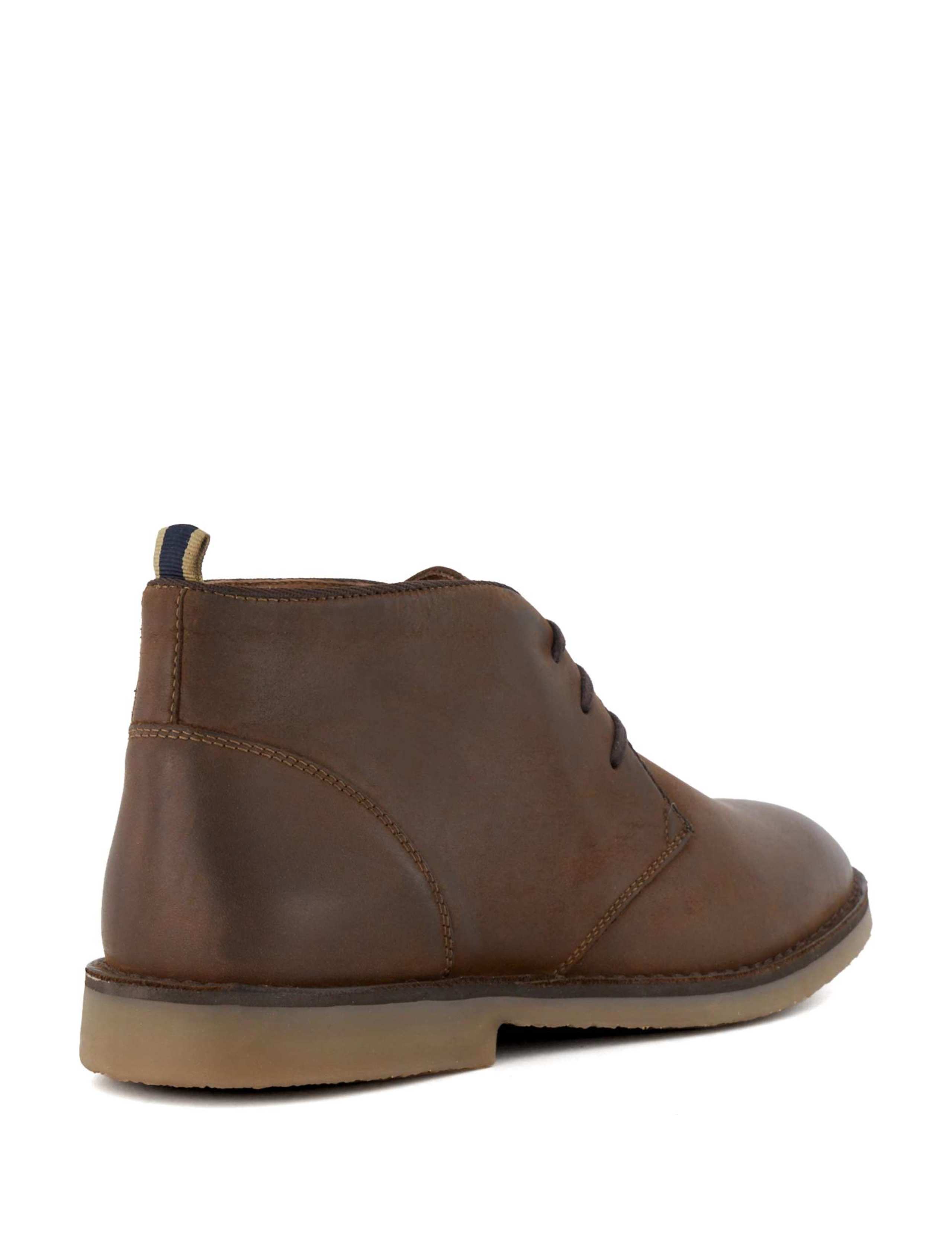 Wide Fit Leather Chukka Boots 6 of 6