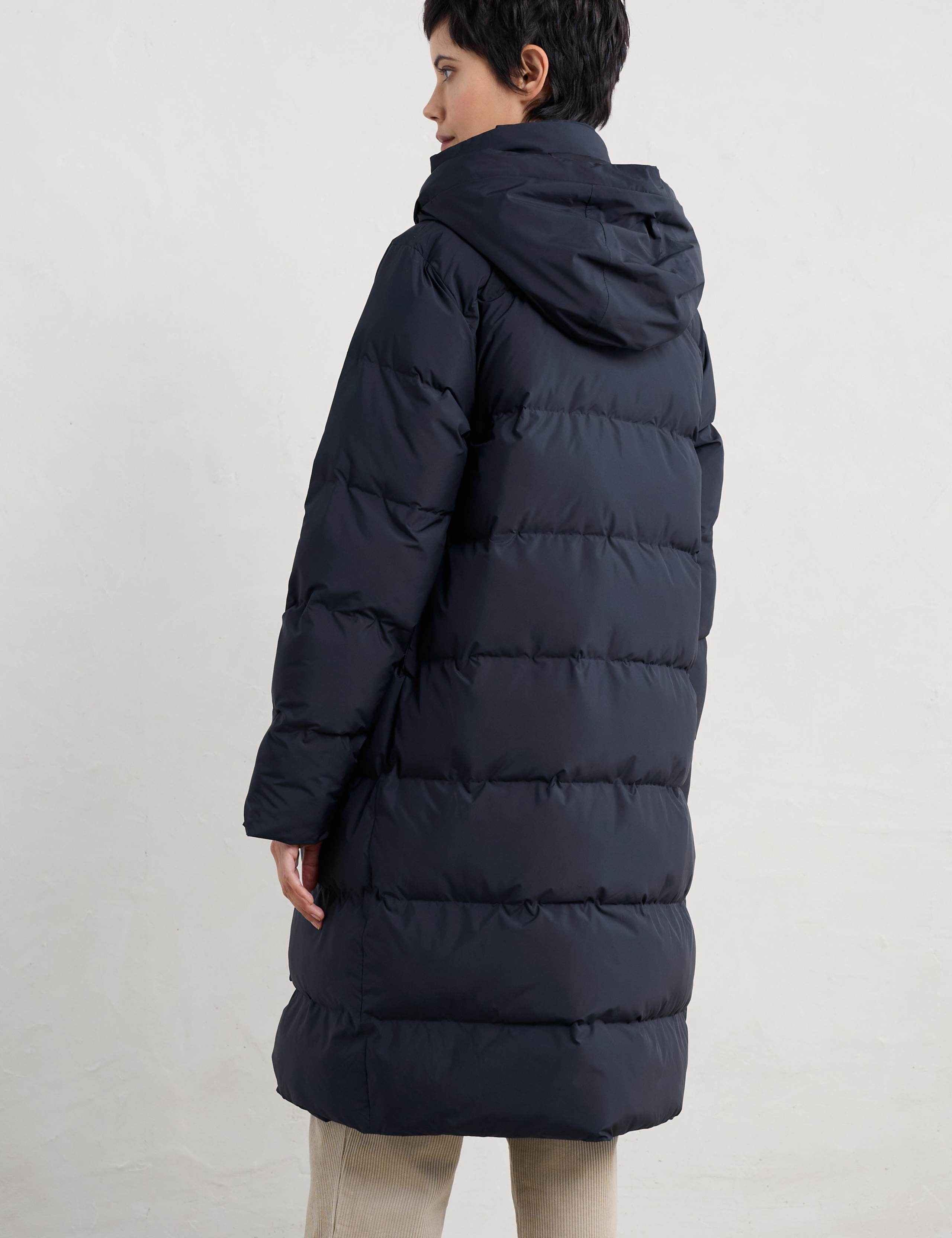 Hooded Longline Puffer Coat 4 of 5