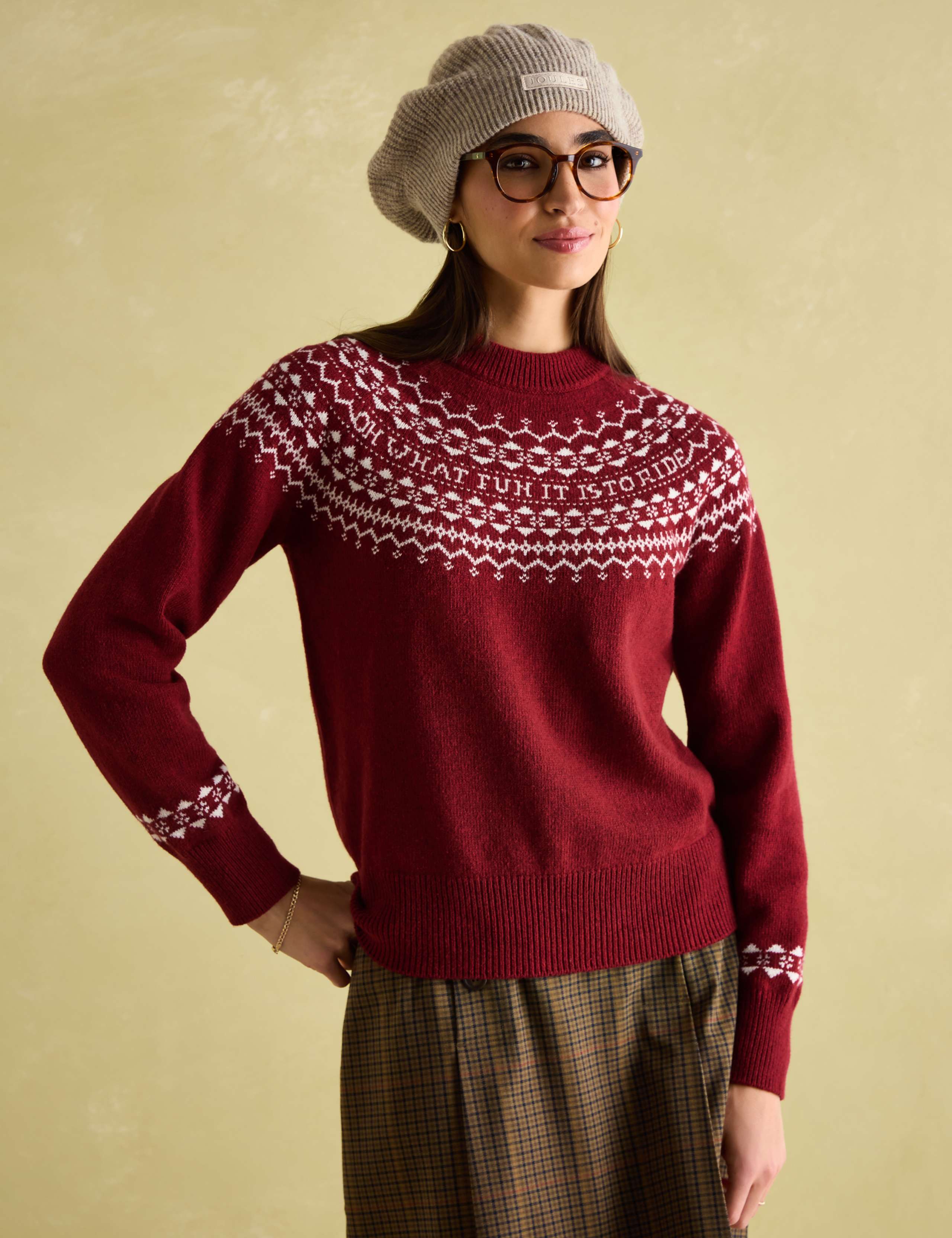 Cotton Rich Fair Isle Crew Neck Jumper 3 of 8