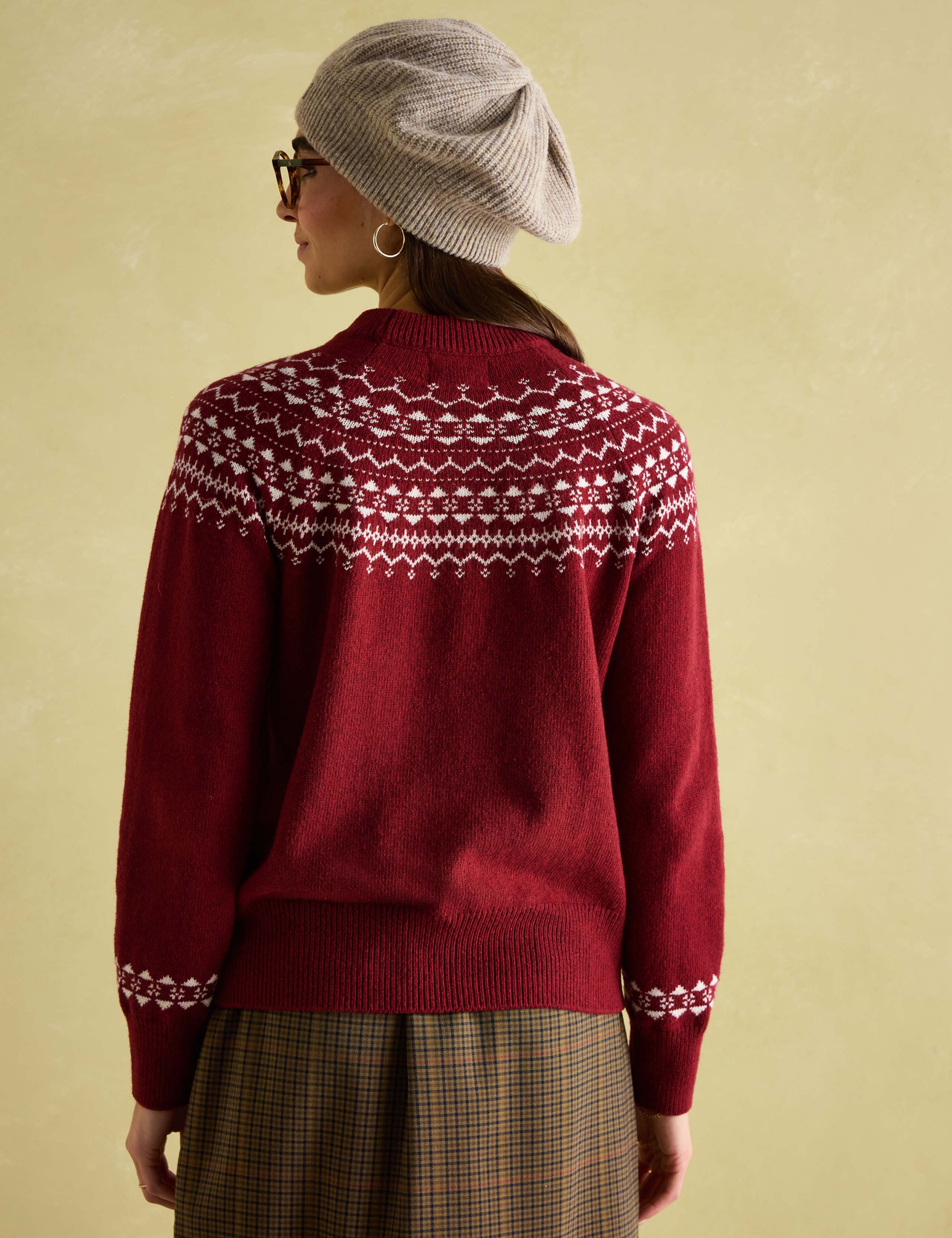 Cotton Rich Fair Isle Crew Neck Jumper 5 of 8