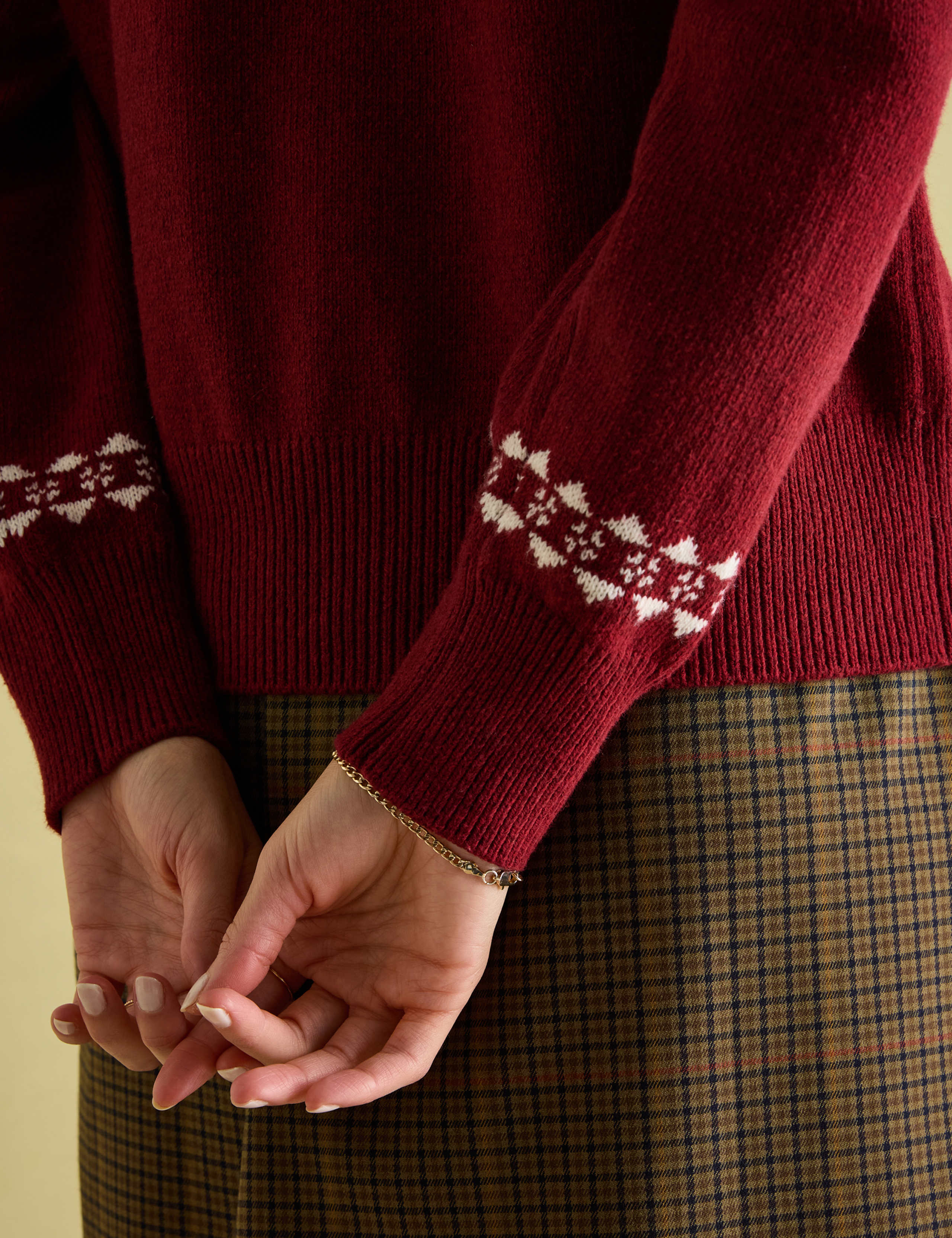 Cotton Rich Fair Isle Crew Neck Jumper 7 of 8