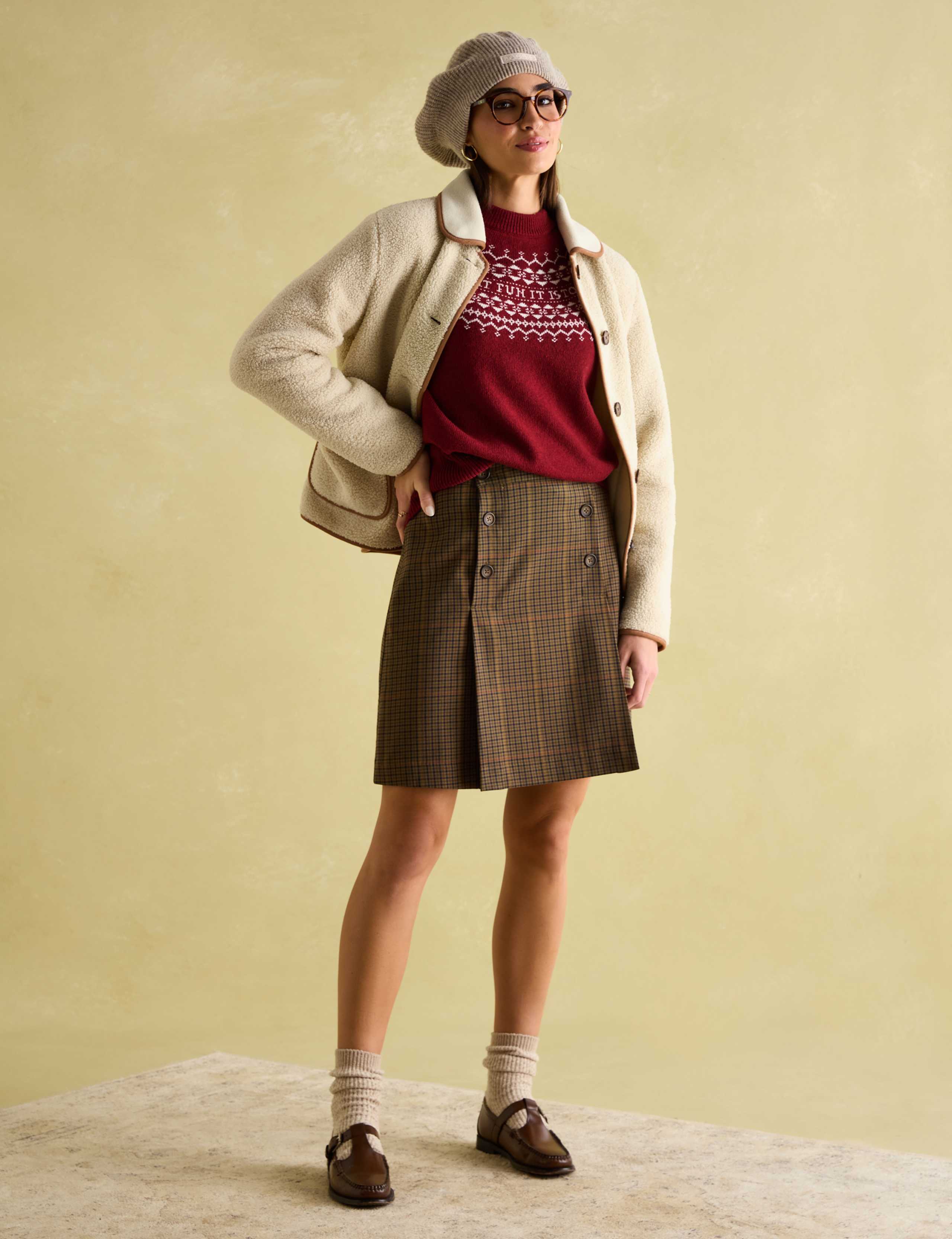 Cotton Rich Fair Isle Crew Neck Jumper 8 of 8