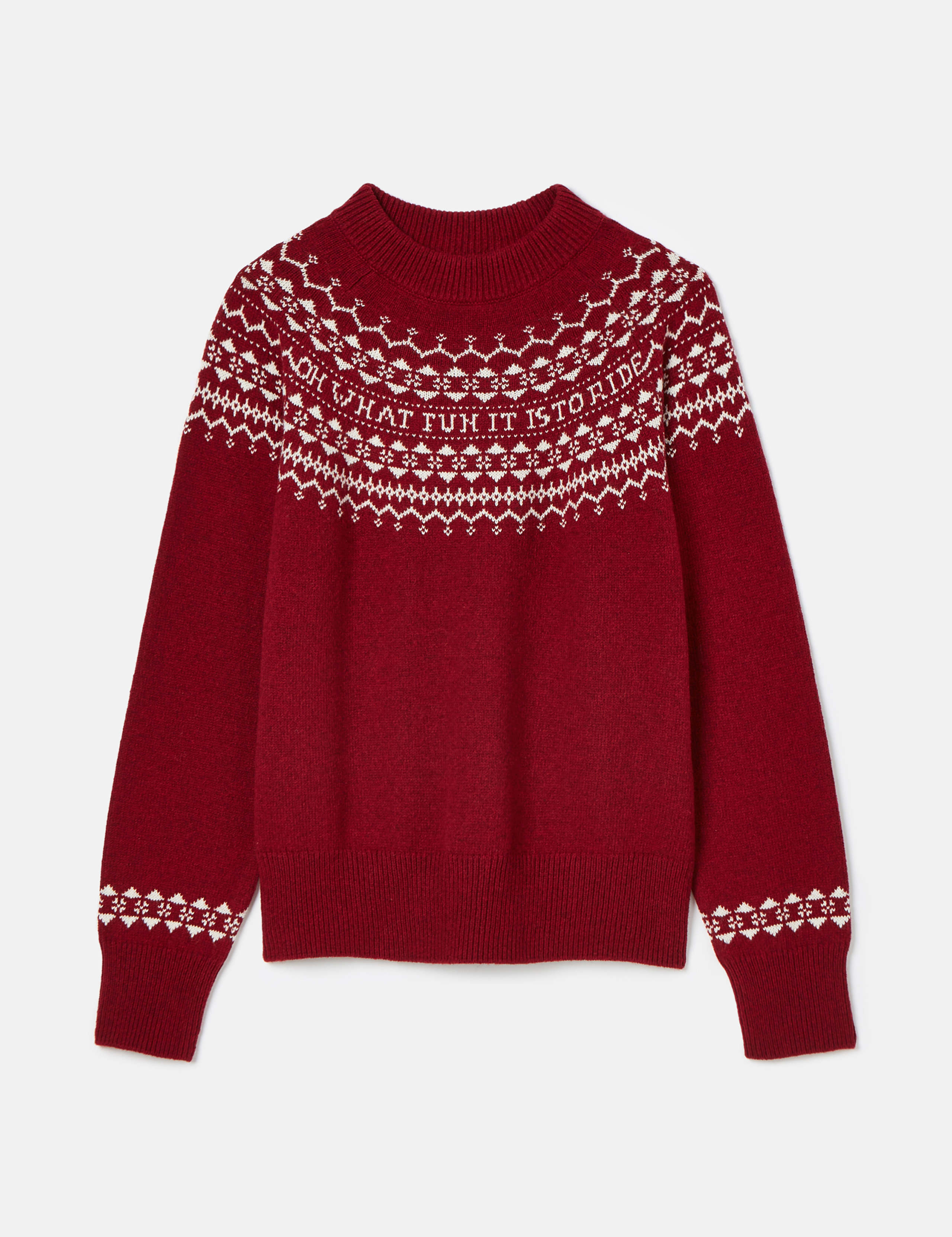 Cotton Rich Fair Isle Crew Neck Jumper 2 of 8