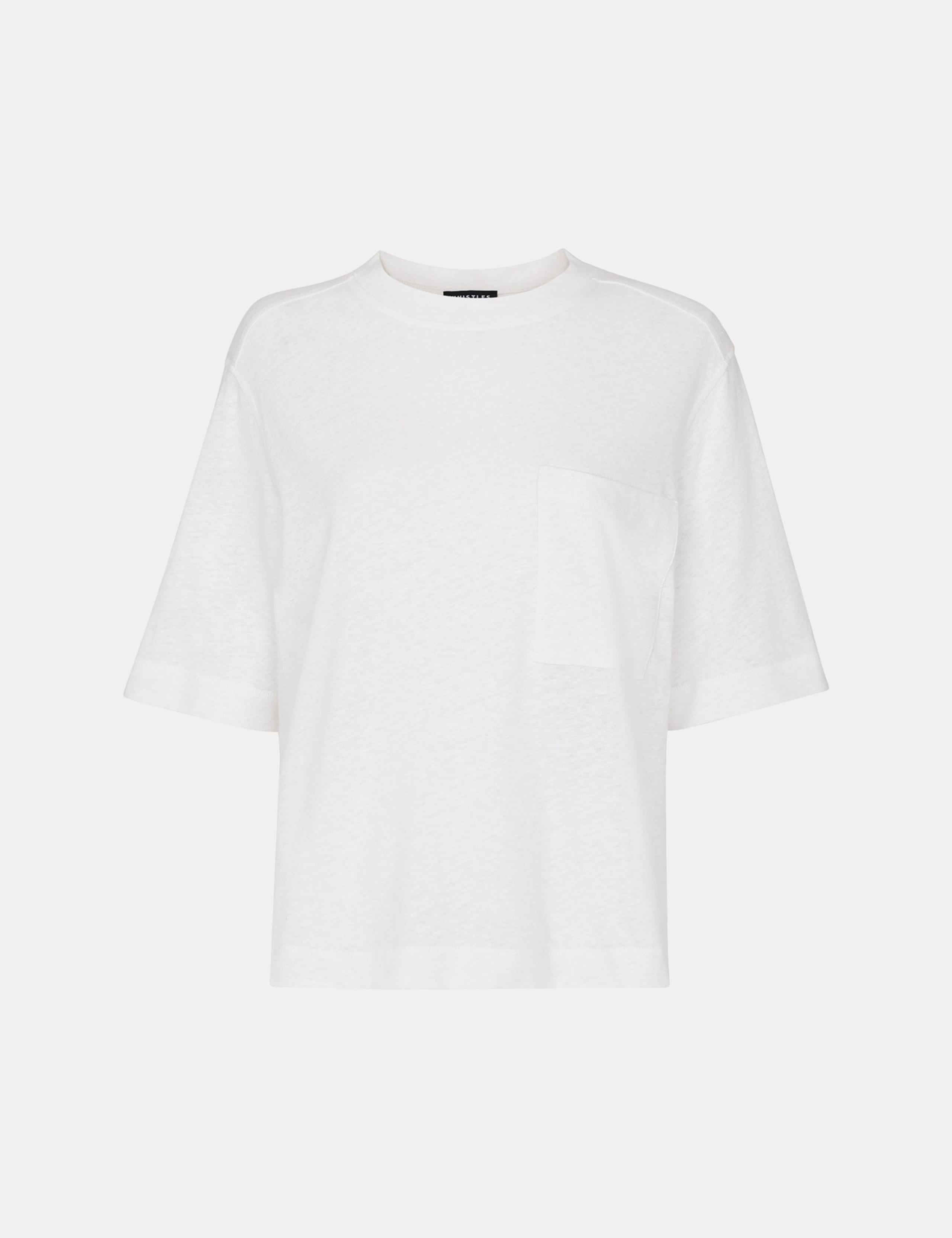 Linen Blend Pocket T-Shirt 2 of 4