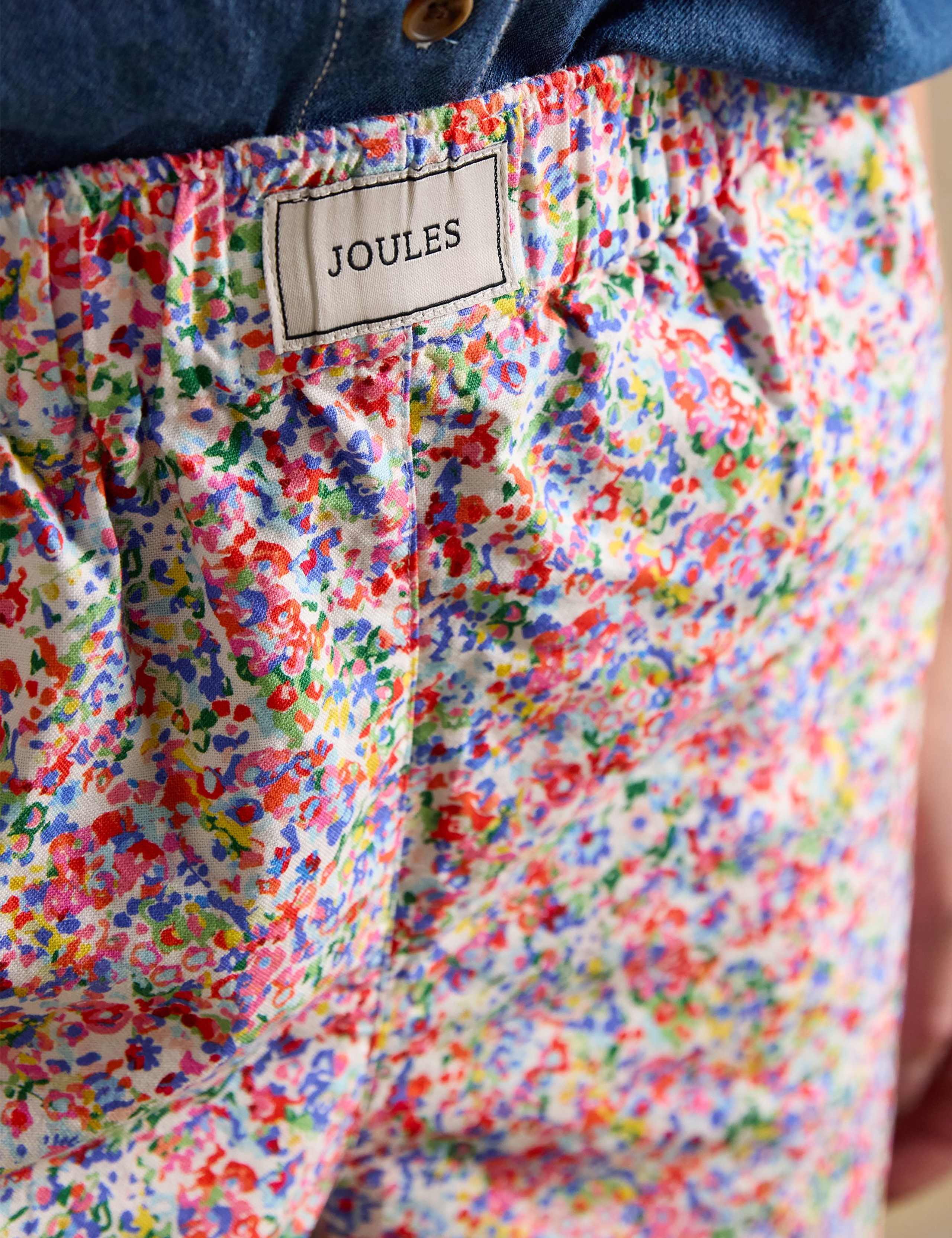 Pure Cotton Floral Shorts 5 of 5