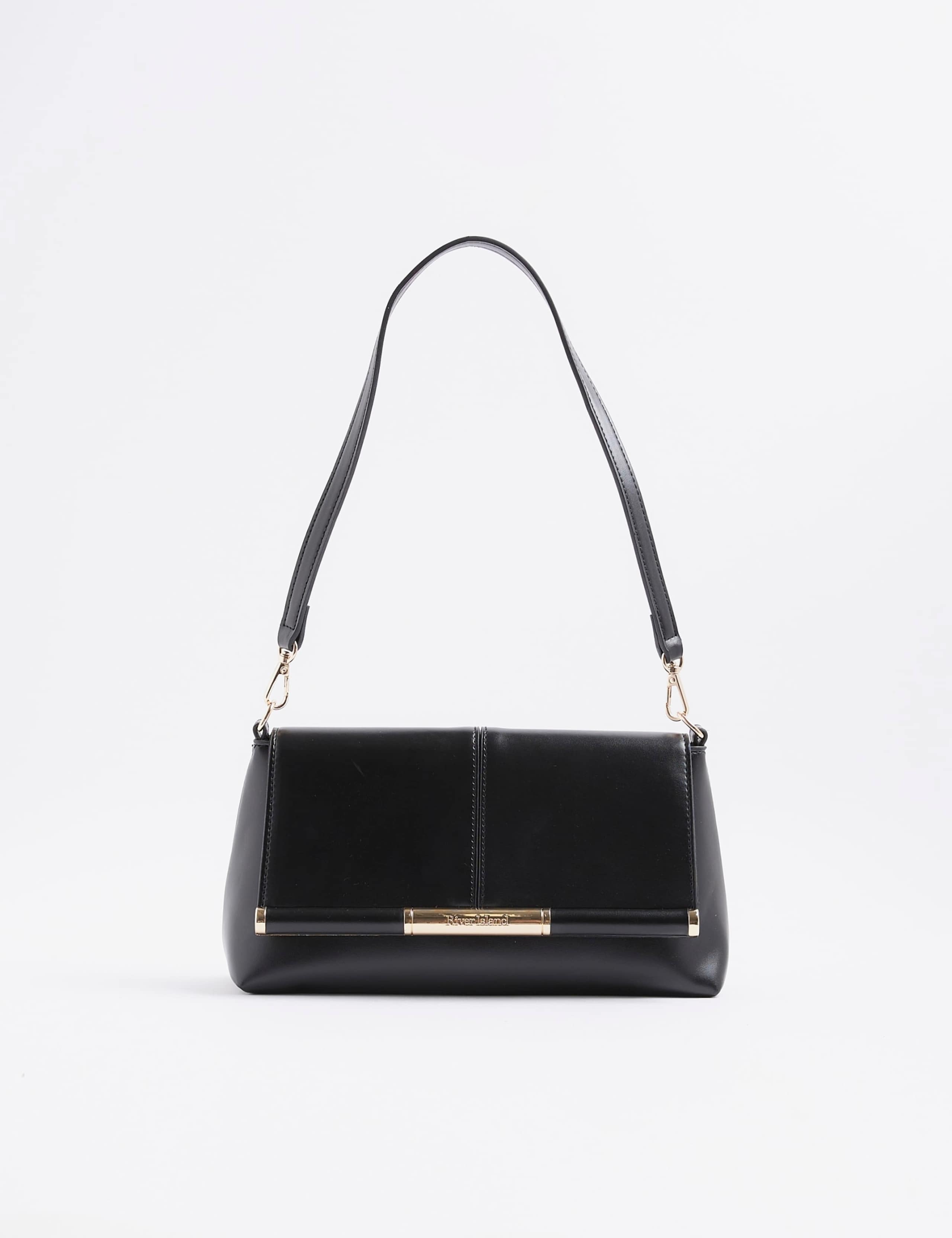 Faux Leather Patent Finish Clutch Bag 2 of 5
