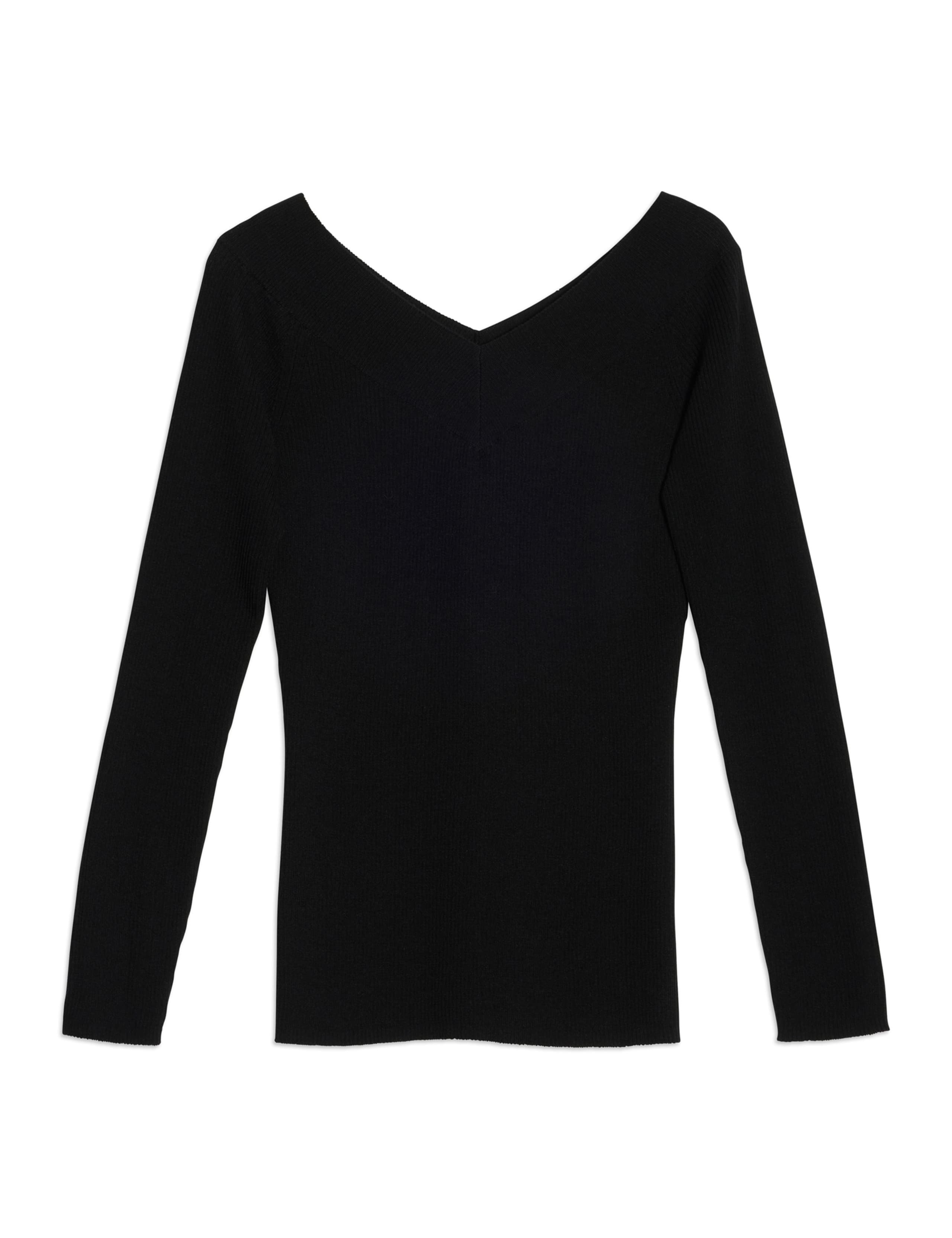 Ribbed Bardot Top 2 of 5
