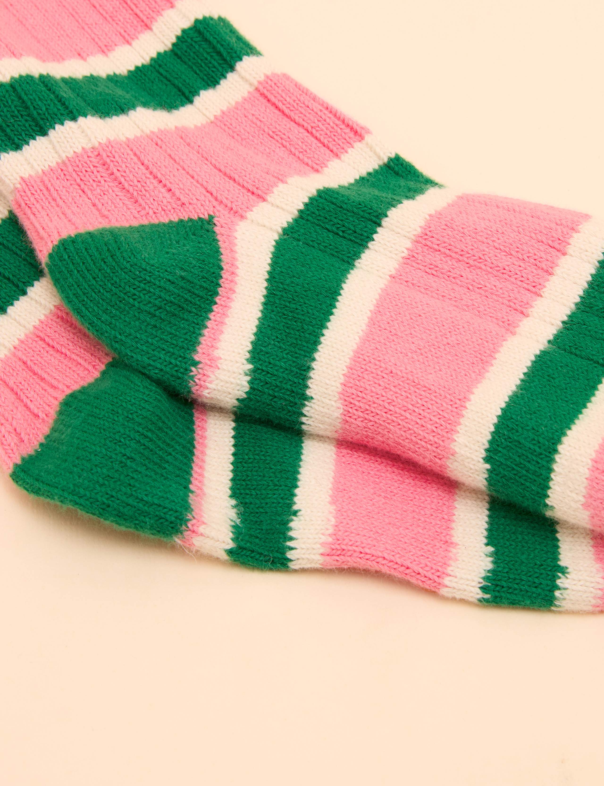 Cotton Rich Striped Knee High Socks 2 of 3