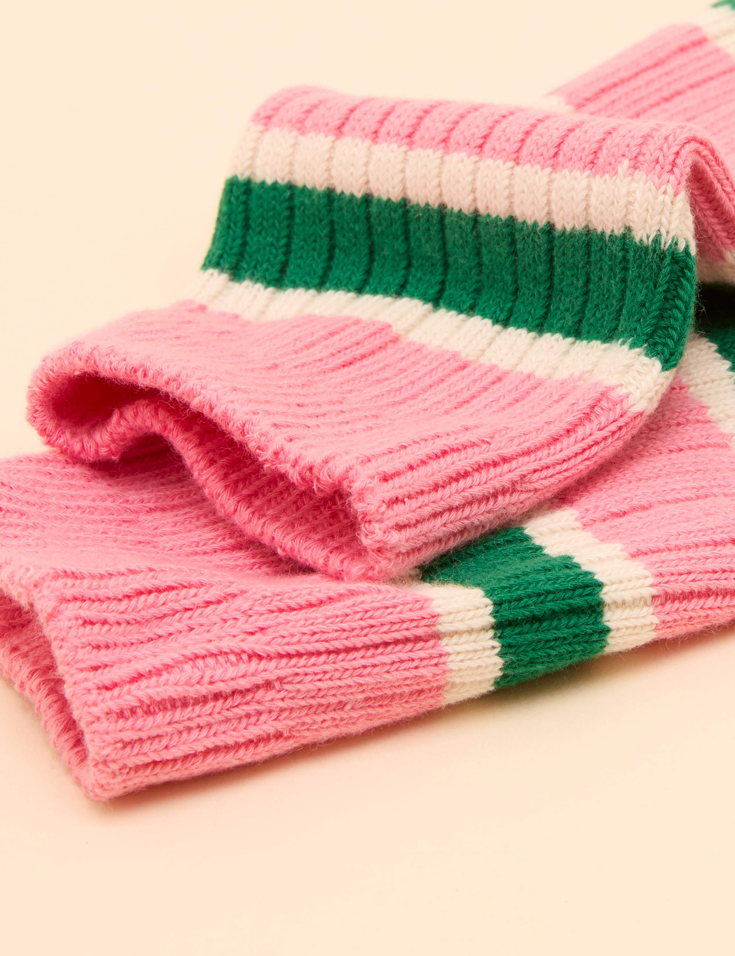 Cotton Rich Striped Knee High Socks 3 of 3