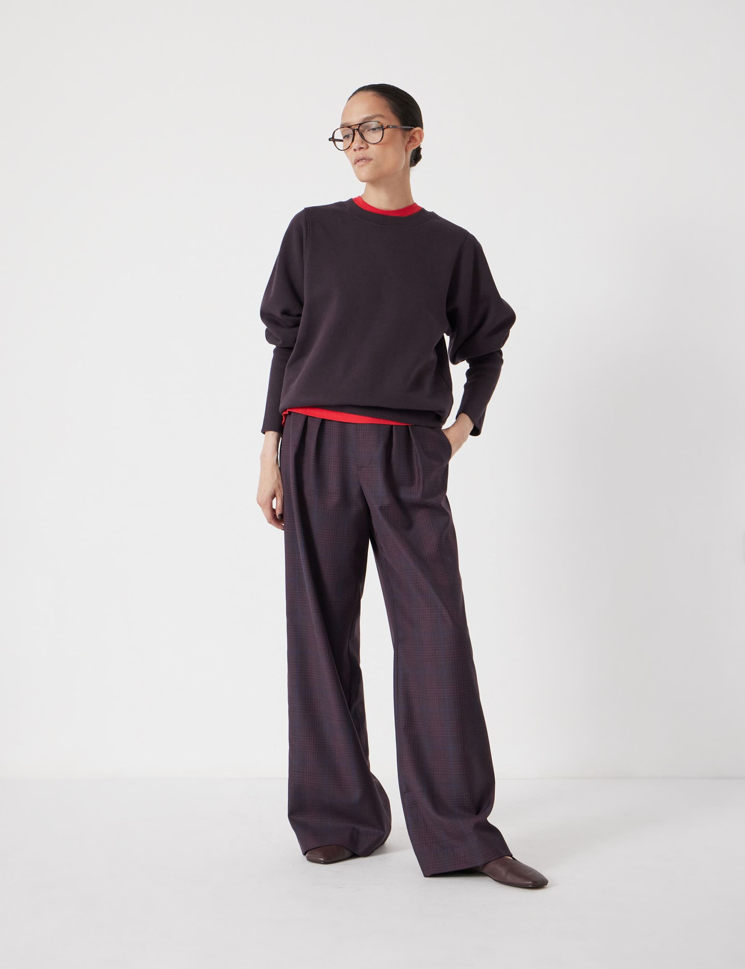 Pure Cotton Relaxed Puff Sleeve Sweatshirt 3 of 5