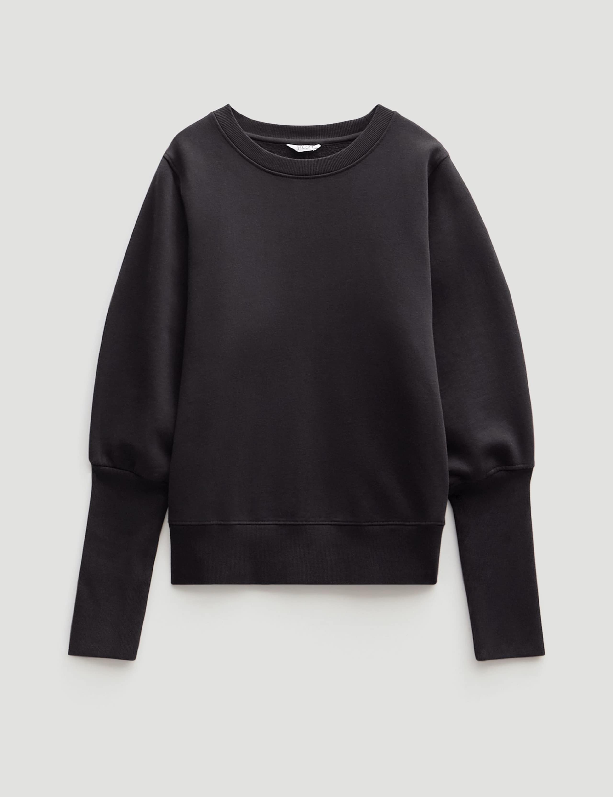 Pure Cotton Relaxed Puff Sleeve Sweatshirt 2 of 6